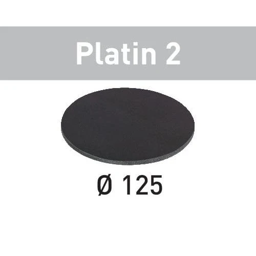 Platin 2 D125 Sandpaper Disc, S2000, 15 Pack