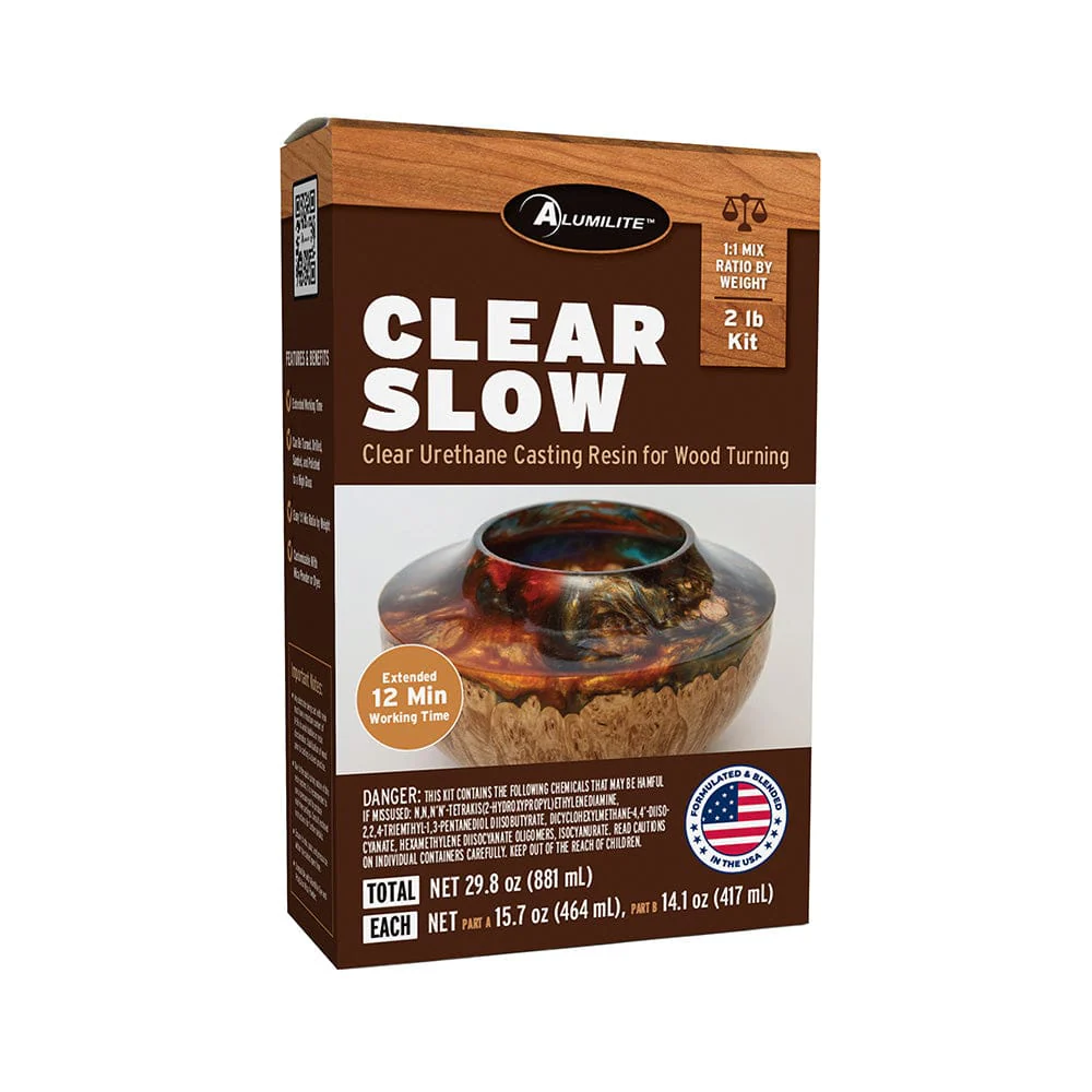Clear (Slow) 12-Minute Urethane Casting Resin Kit