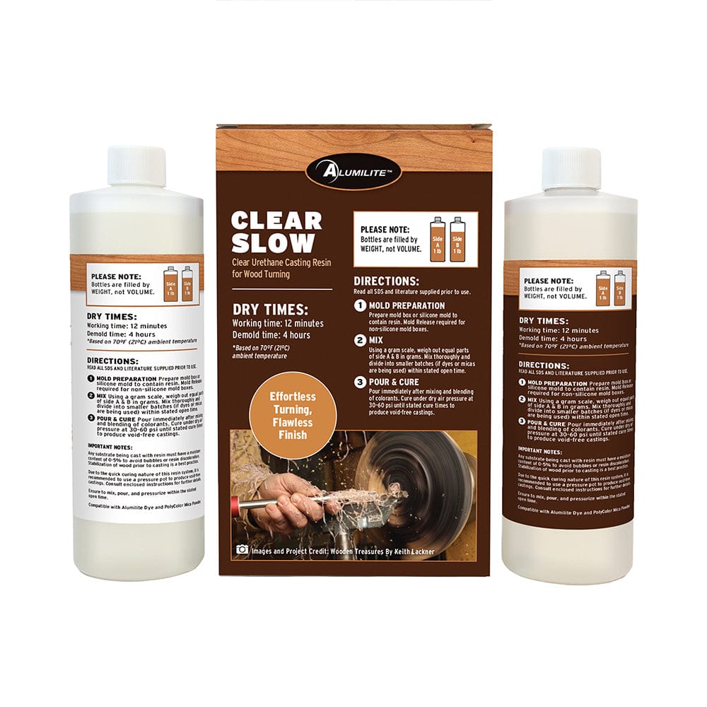 Clear (Slow) 12-Minute Urethane Casting Resin Kit - Image 2