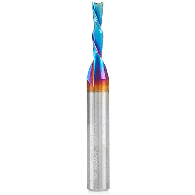 46200-K Spiral Plunge Down-Cut Router Bit 1/8"D 1/2"CH 1/4"SH 2"OL