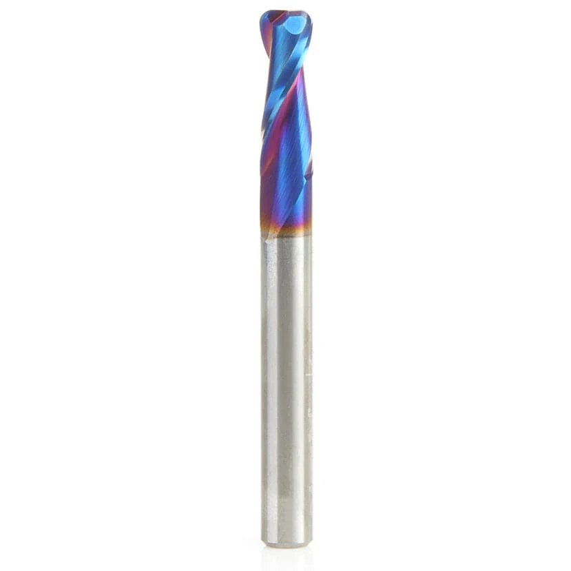 46460-K Spiral Plunge Corner Radius Up-Cut Router Bit 1/16"R 1/4"D 3/4"CH 1/4"SH 2-1/2"OL