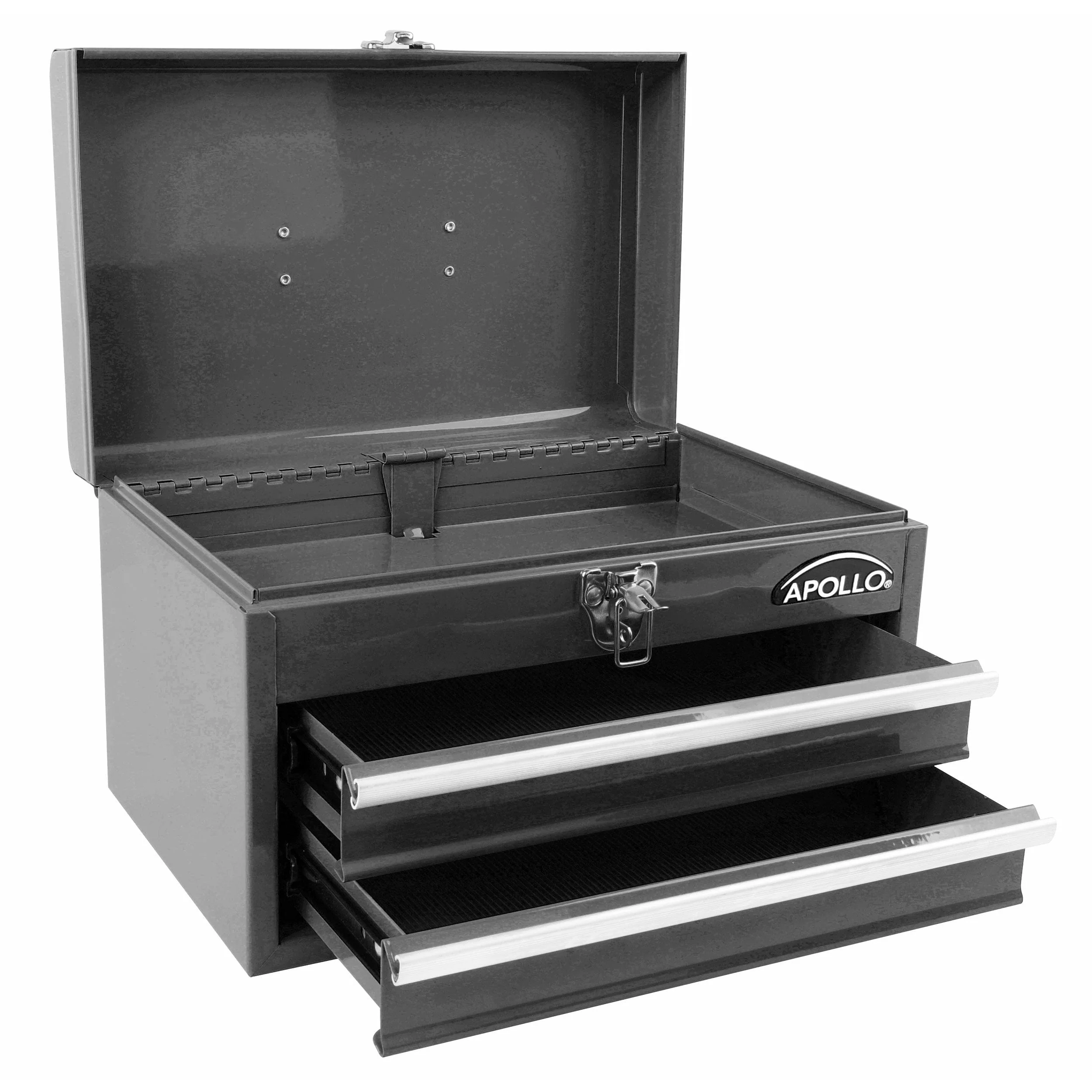 2-Drawer Steel Chest Black - Image 2
