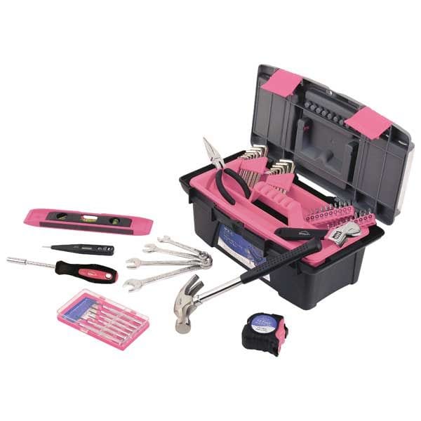 53 pc. Household Tool Kit, Pink, Model DT9773P