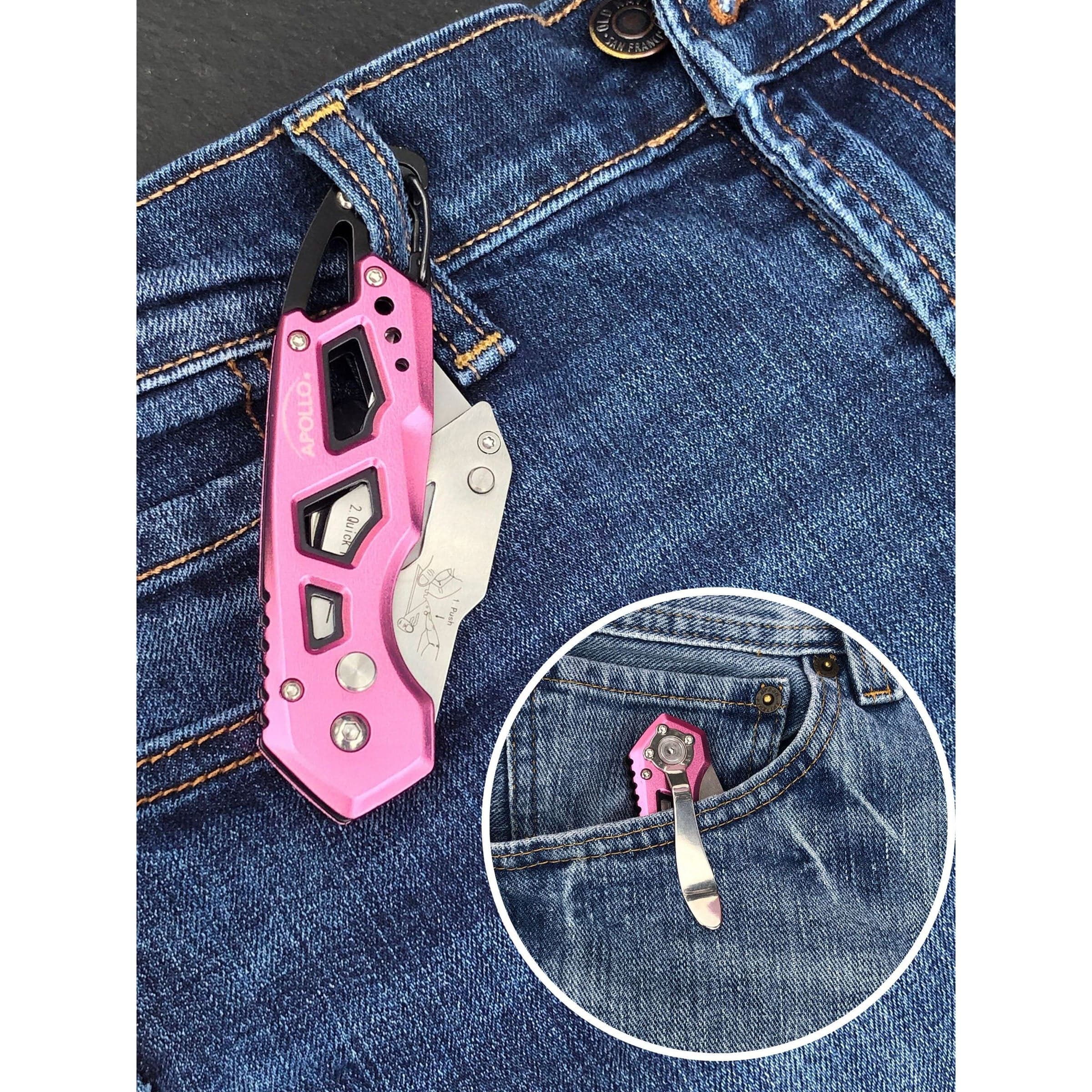 Foldable Knife - Pink - Image 2