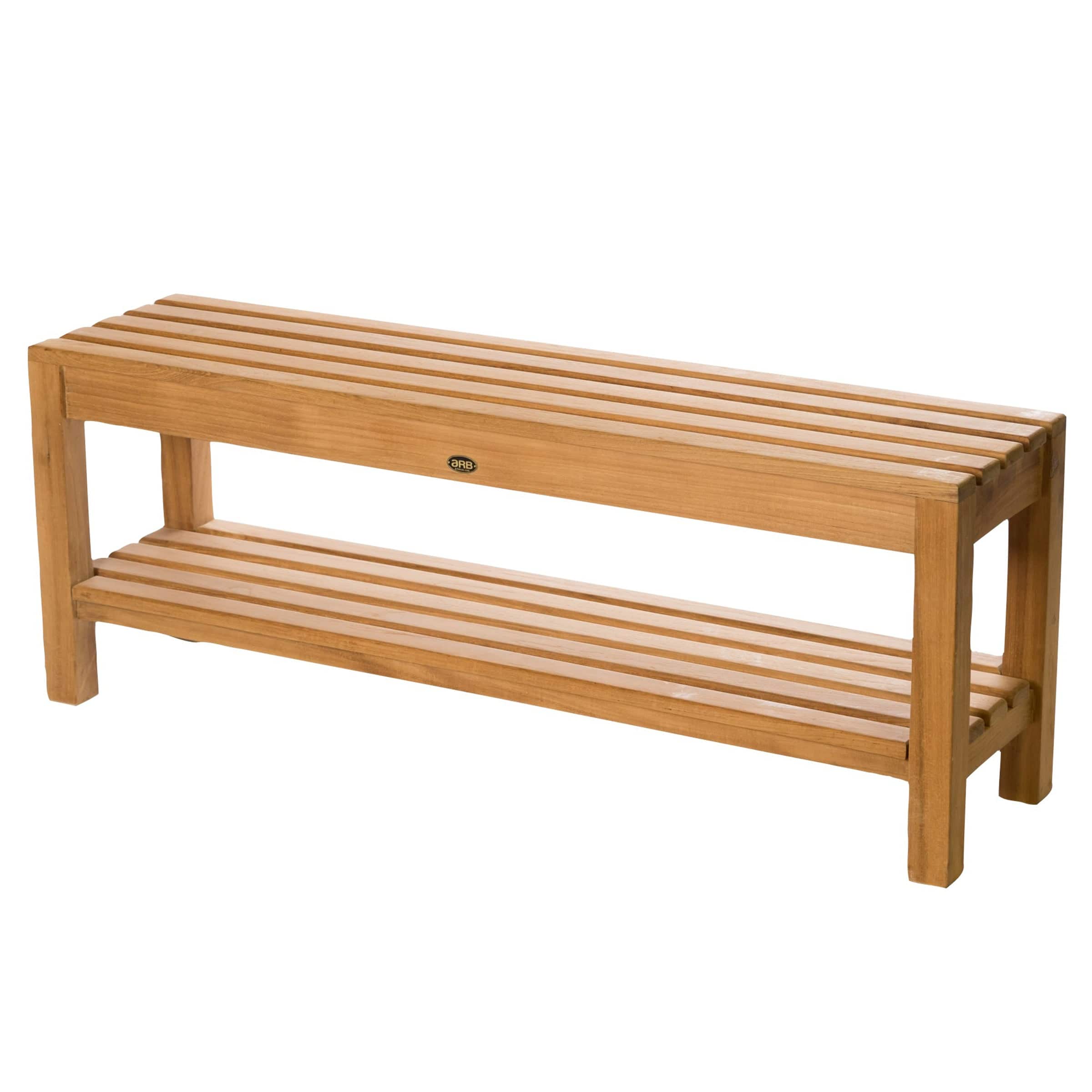 Coach Shower Bench 47" (120 cm) with Shelf