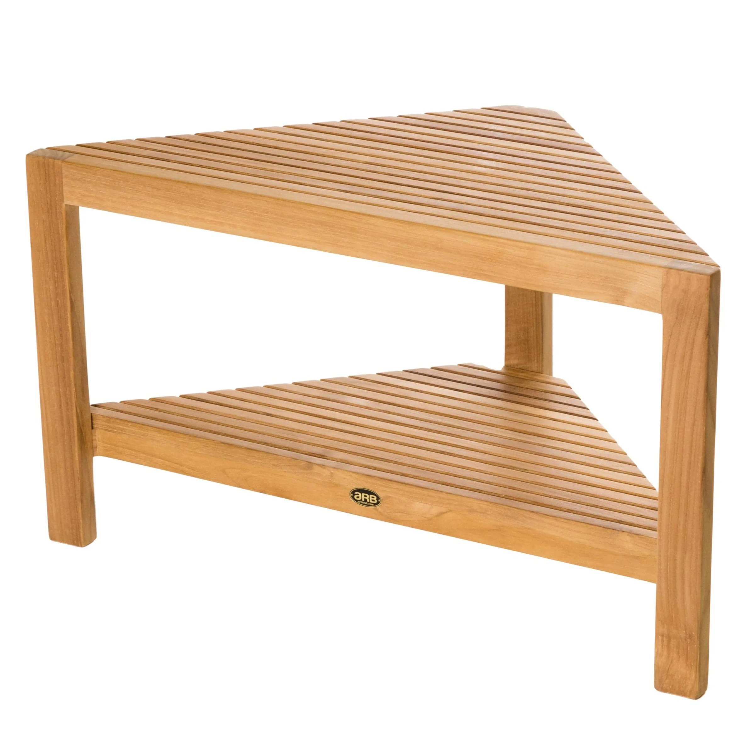 Fiji Corner Shower Bench 31" (80 cm) with Shelf