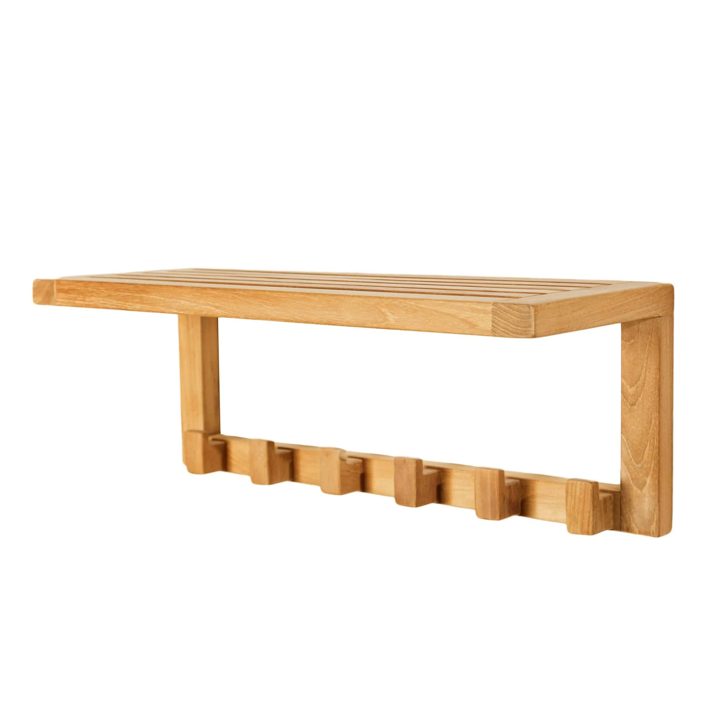 Wall Shelf with 6 Hooks - Image 2