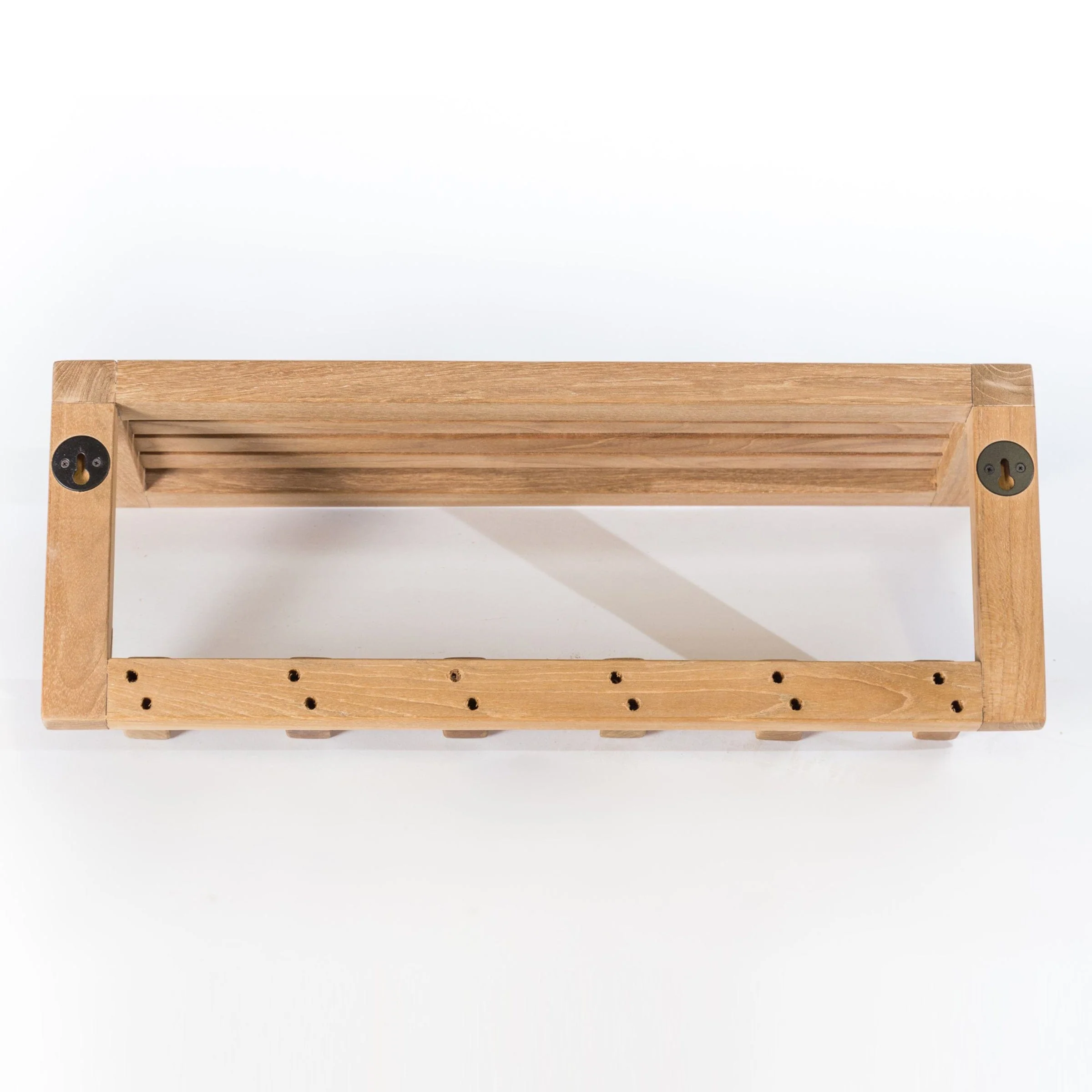 Wall Shelf with 6 Hooks - Image 3