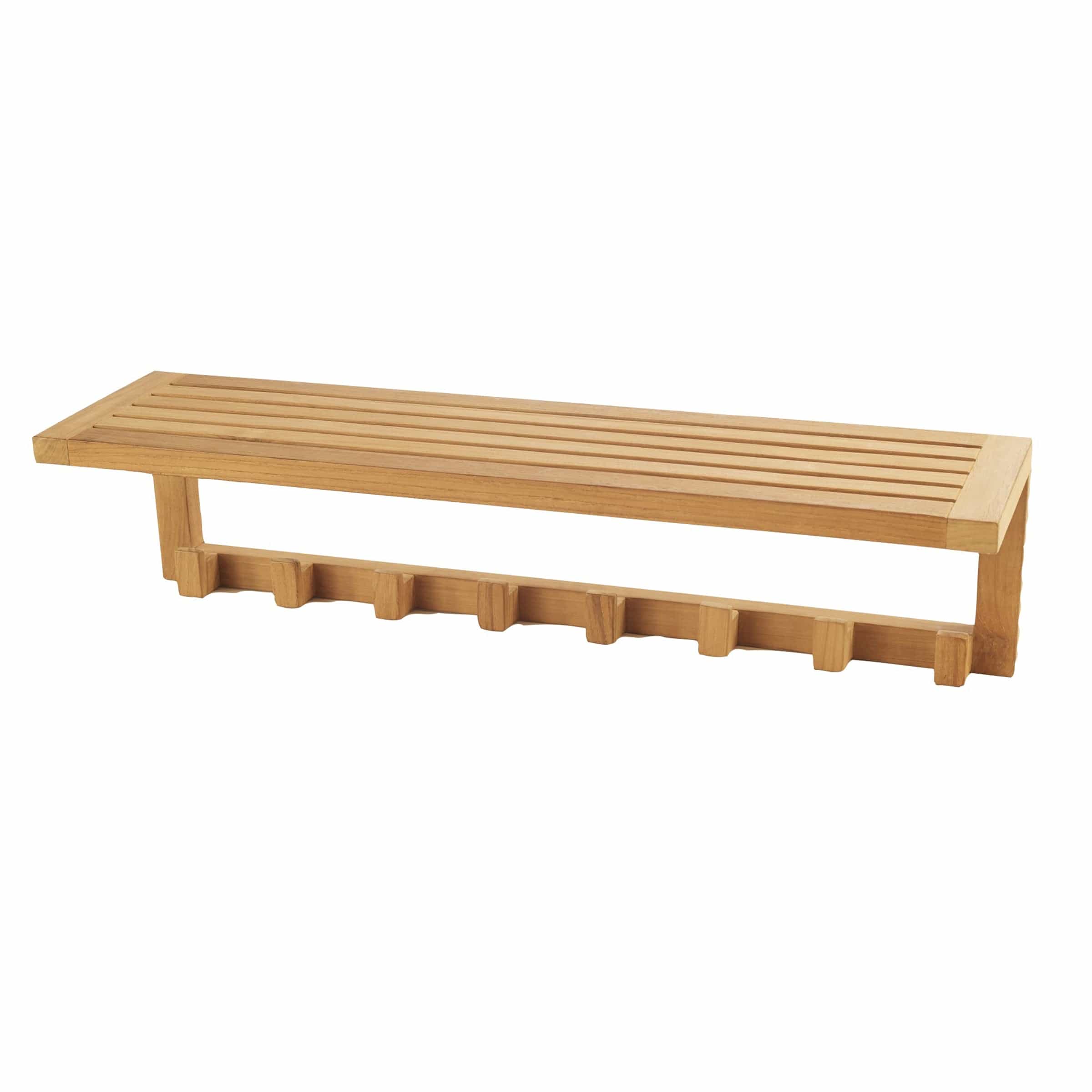 Wall Shelf with 8 Hooks