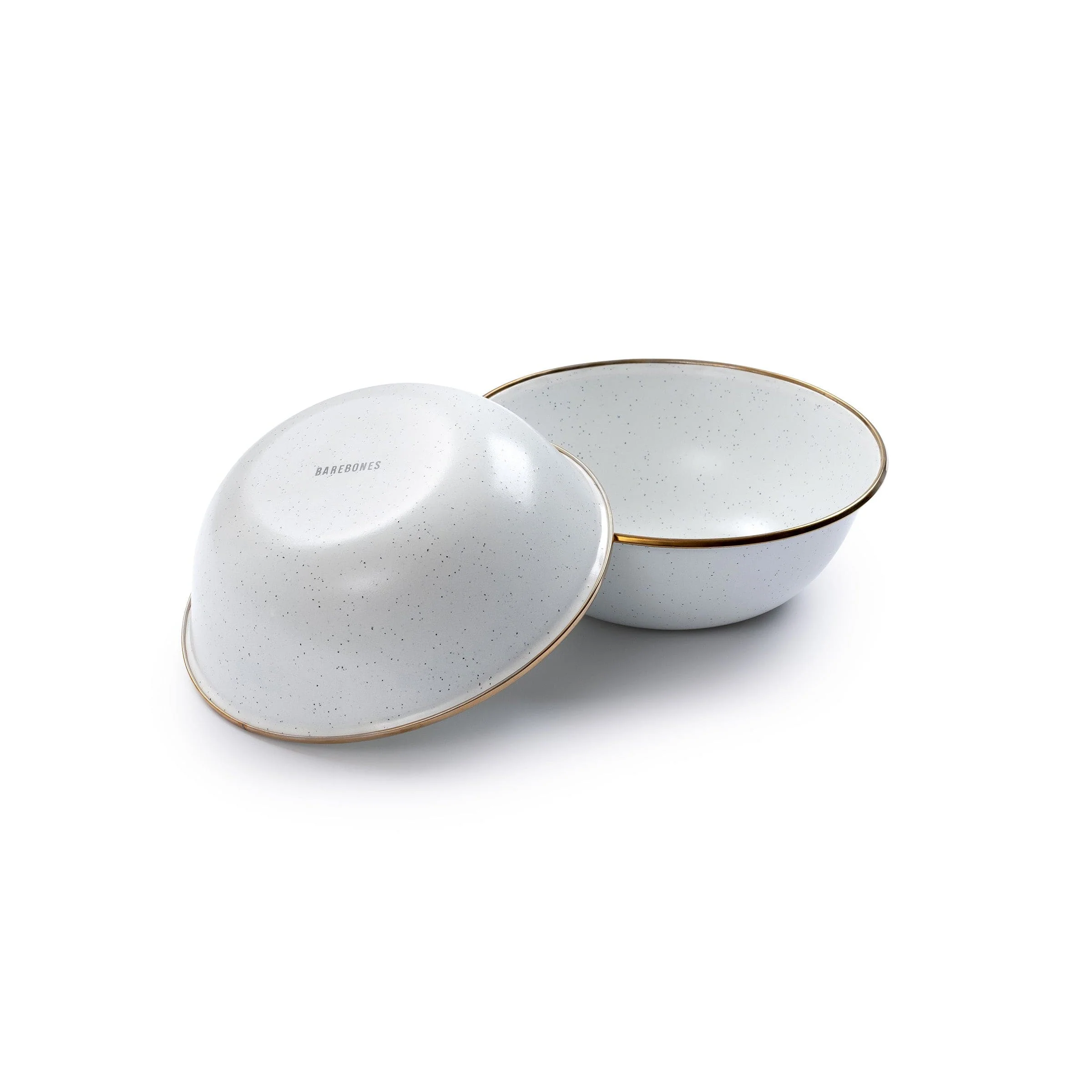 Enamel Bowl Set Eggshell Indoor/Outdoor - Image 2