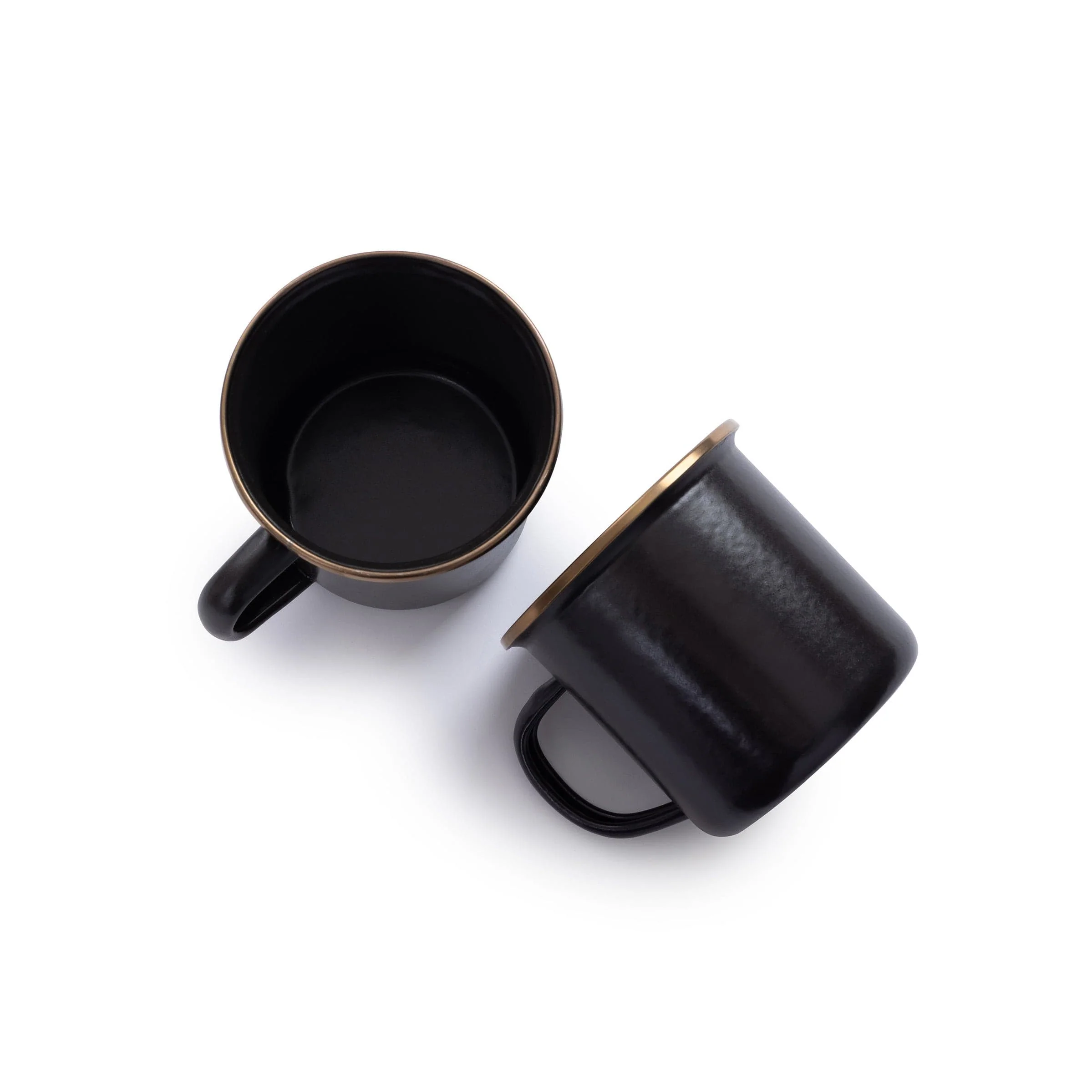 Enamel Cup Set Charcoal Indoor/Outdoor - Image 2