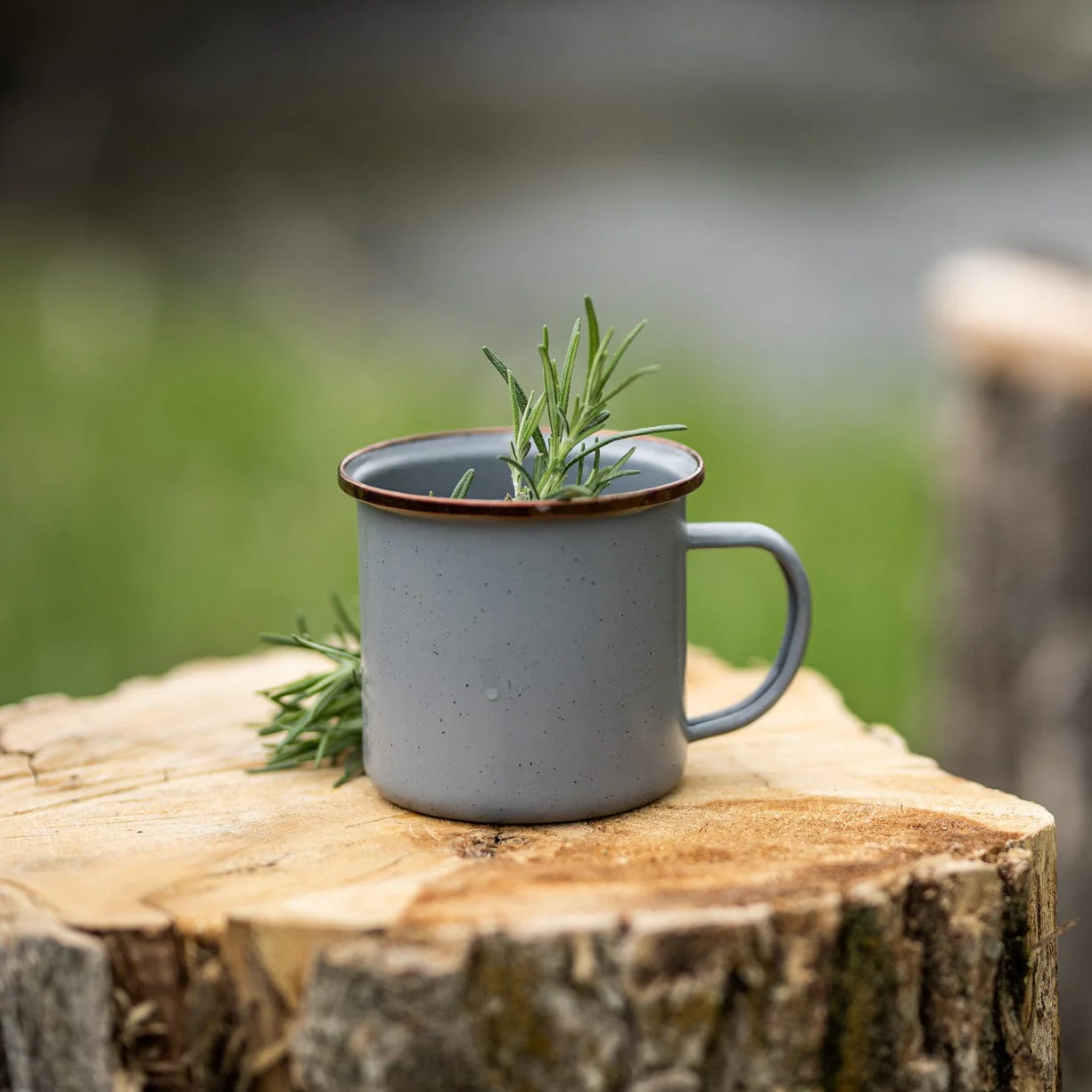 Enamel Cup Set Slate Gray Indoor/Outdoor - Image 4
