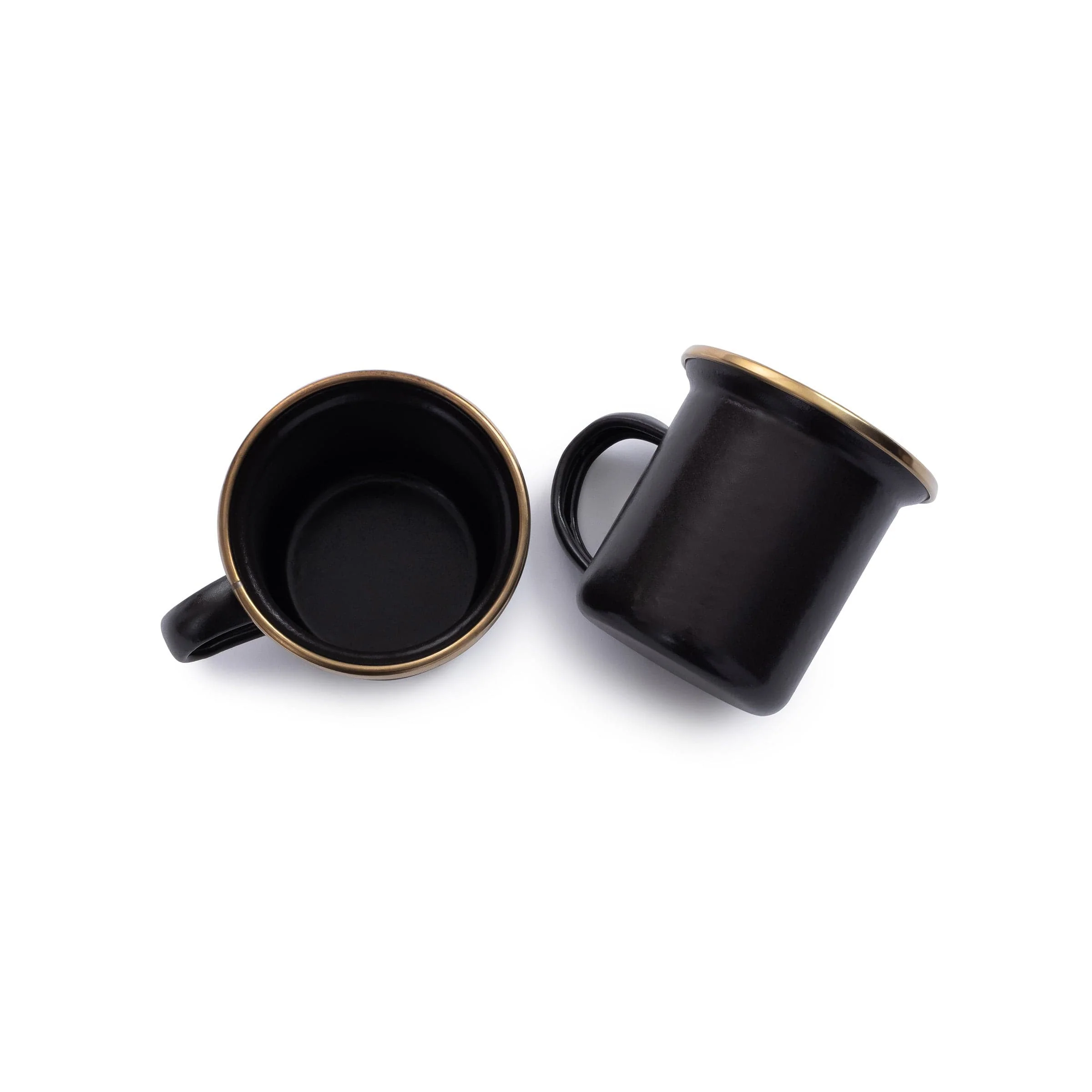 Enamel Espresso Cup Set Charcoal Indoor/Outdoor - Image 2
