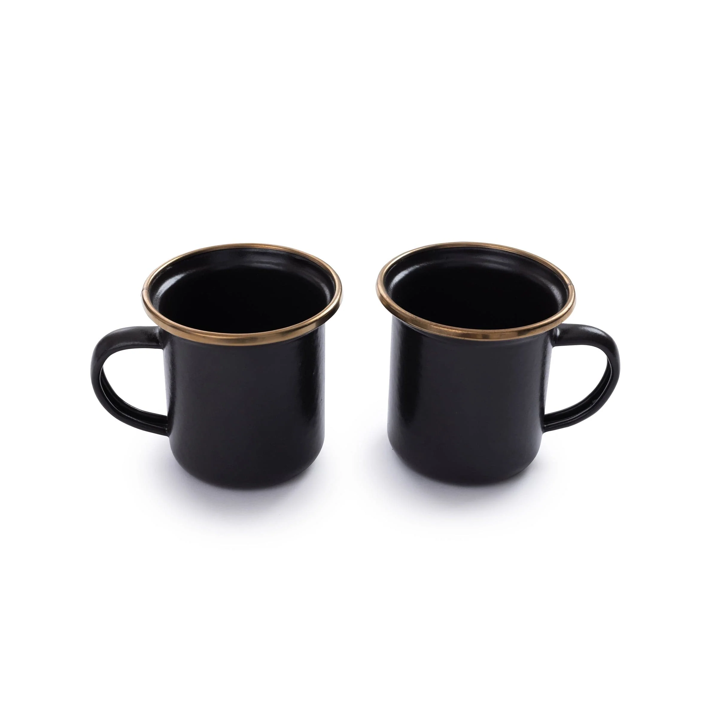 Enamel Espresso Cup Set Charcoal Indoor/Outdoor - Image 3