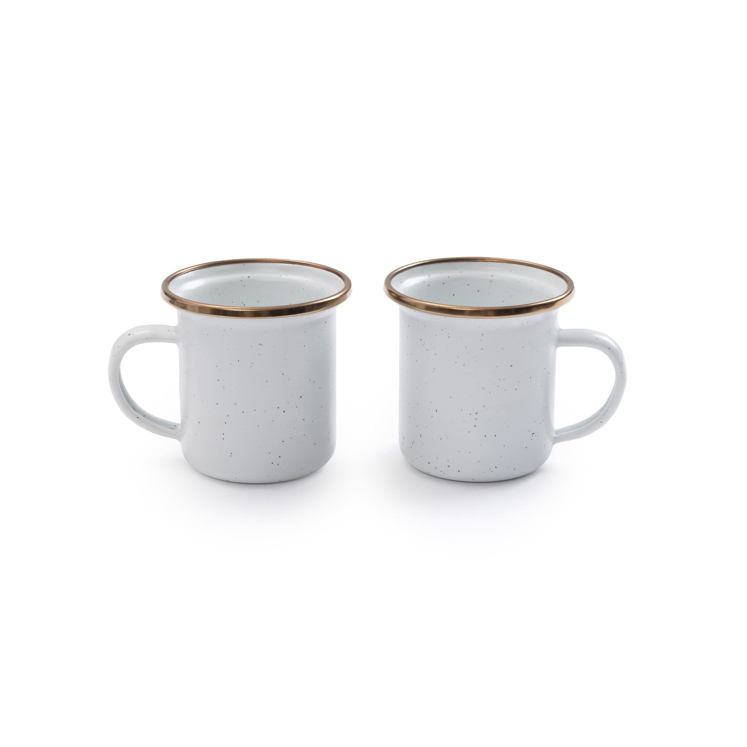 Enamel Espresso Cup Set Eggshell Indoor/Outdoor - Image 2