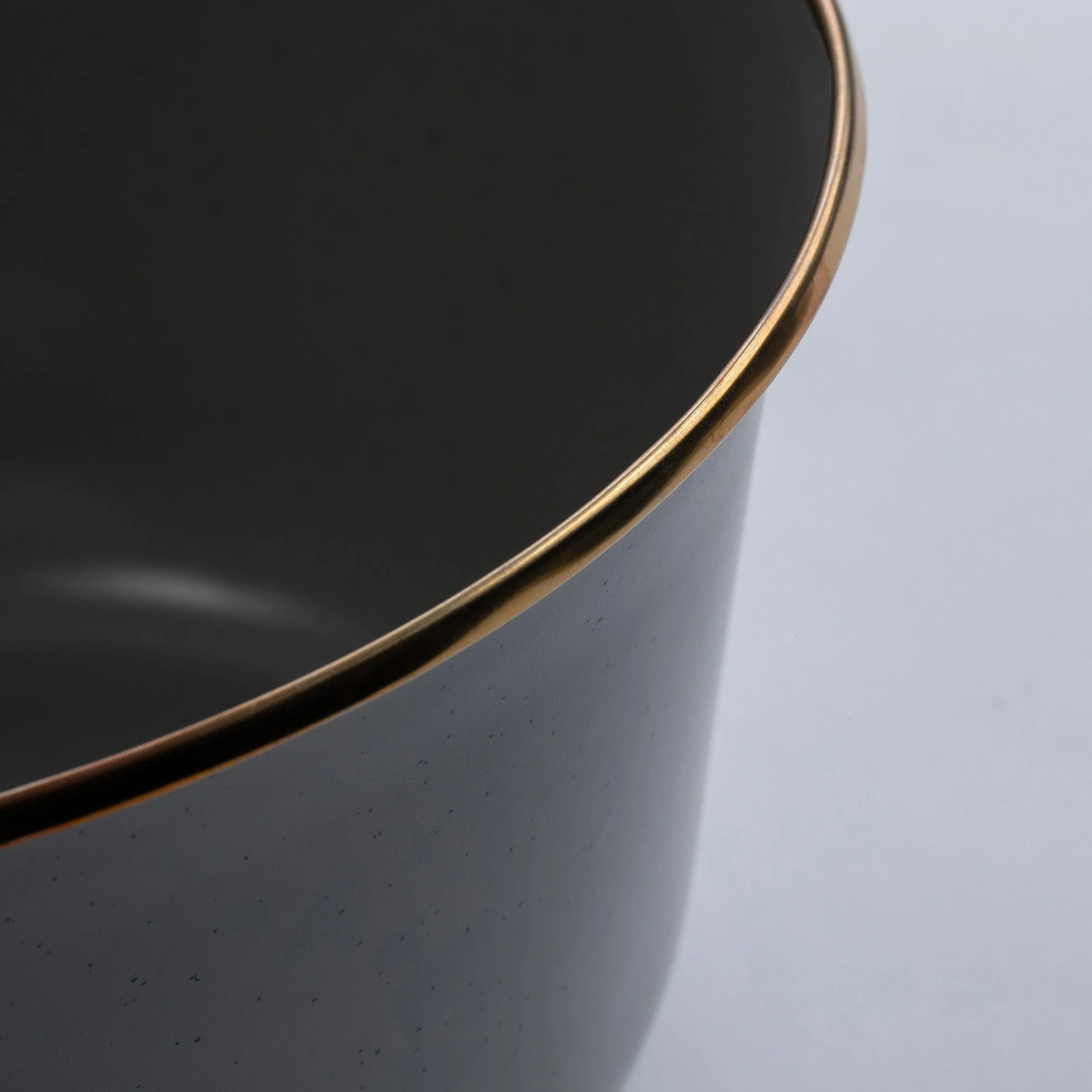 Enamel Mixing Bowl Set Slate Gray Indoor/Outdoor - Image 4