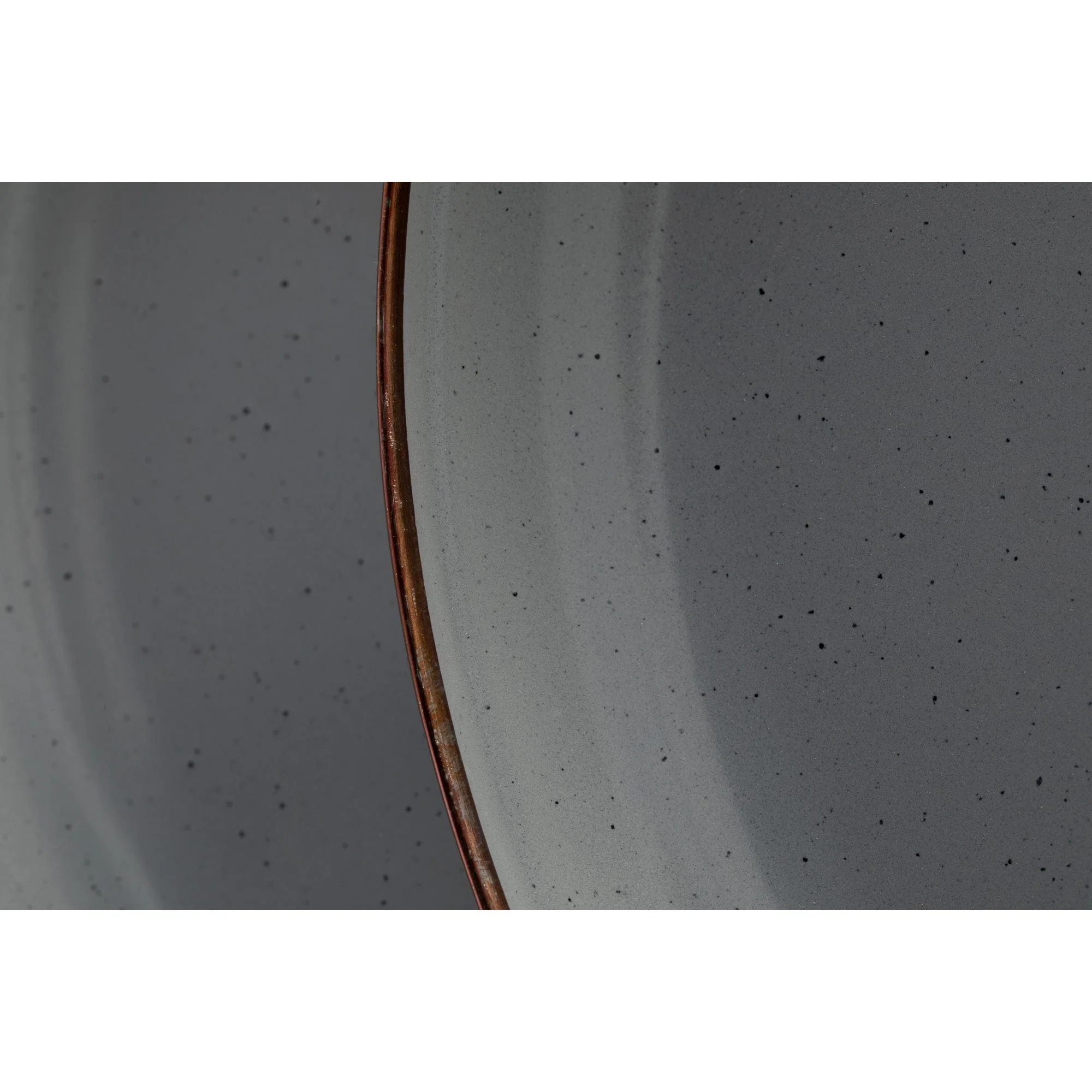 Enamel Salad Plate Set Slate Gray Indoor/Outdoor - Image 4