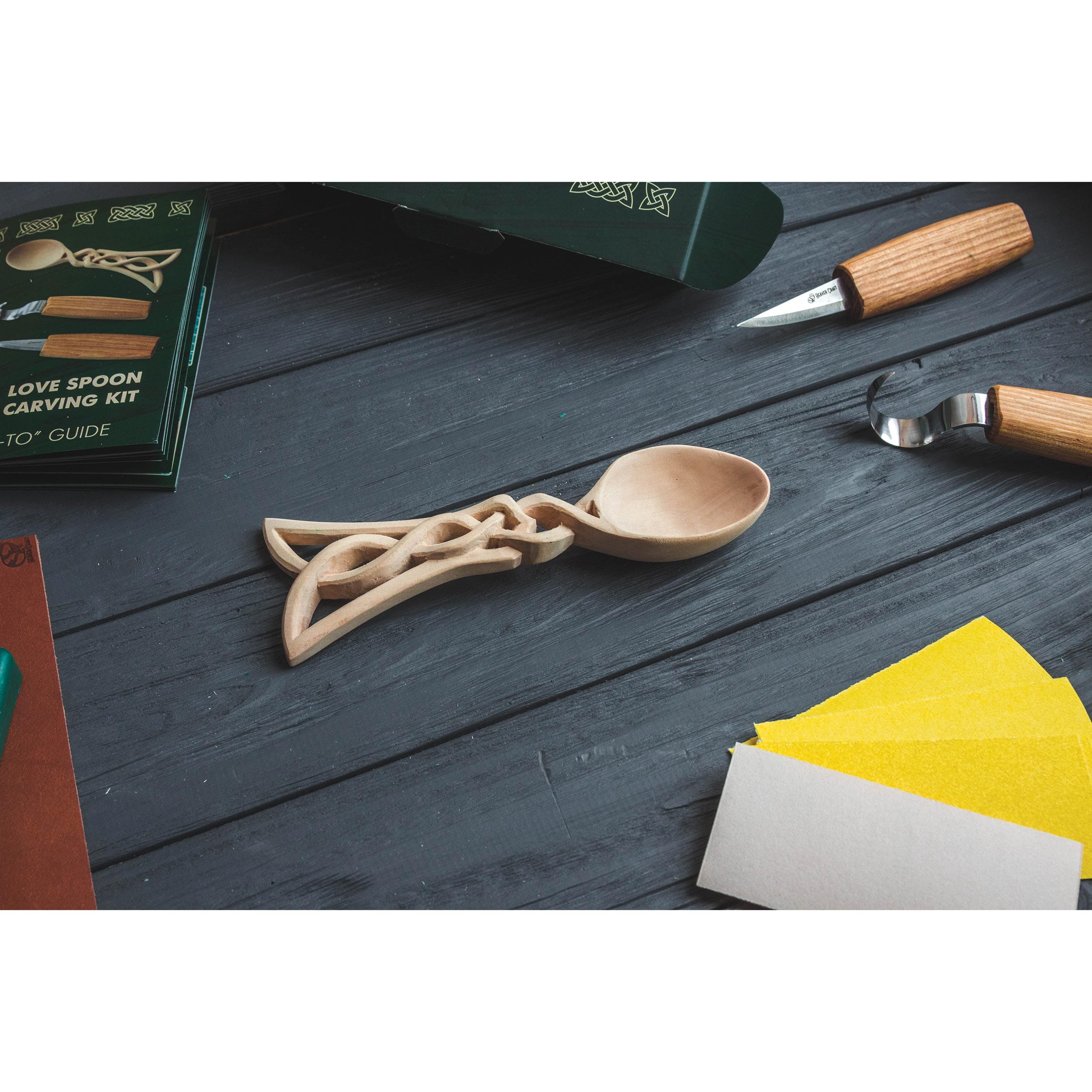 Celtic Love Spoon Carving Kit - Image 9