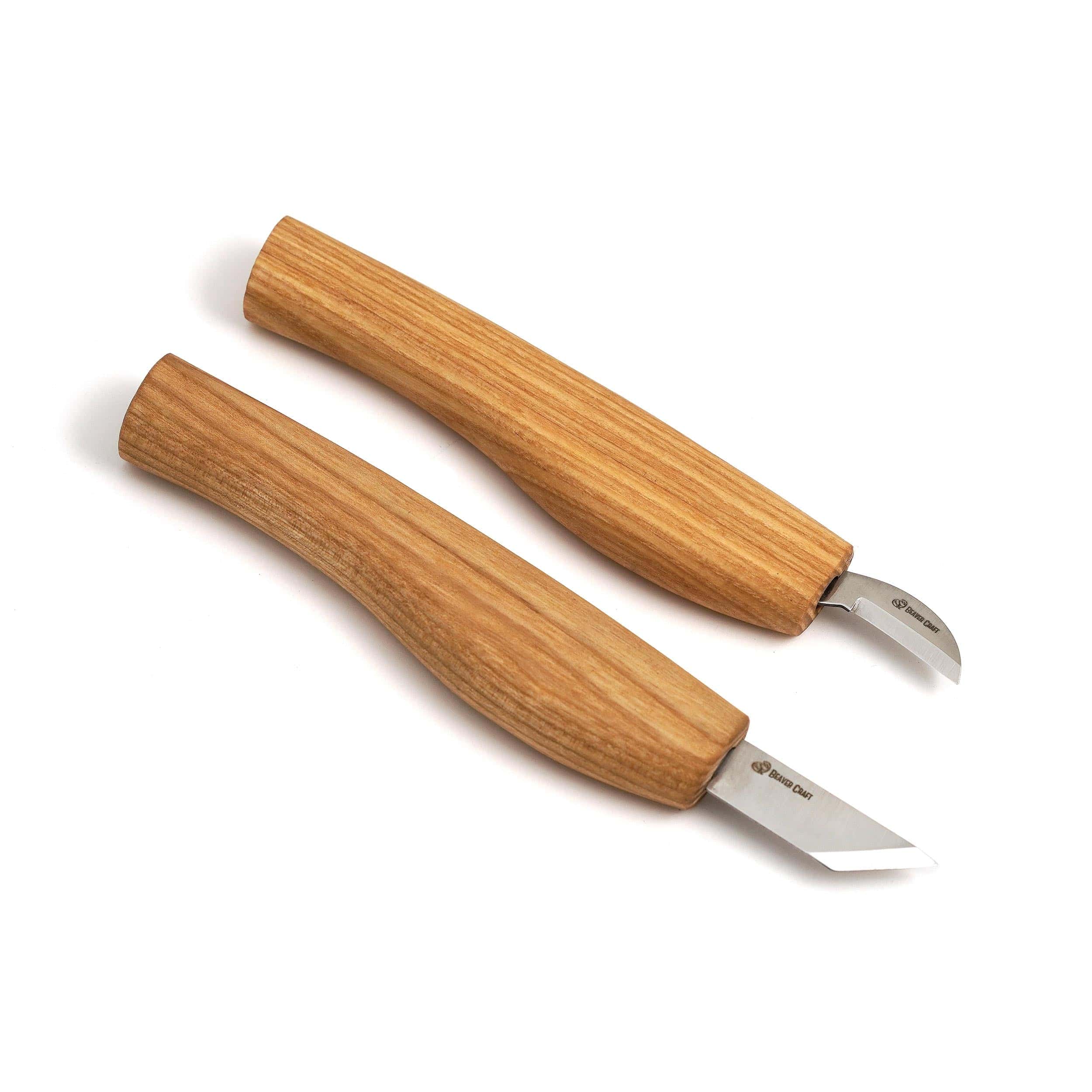 Chip Carving Knives Set - 2 Knives Plus Accessories - Image 3