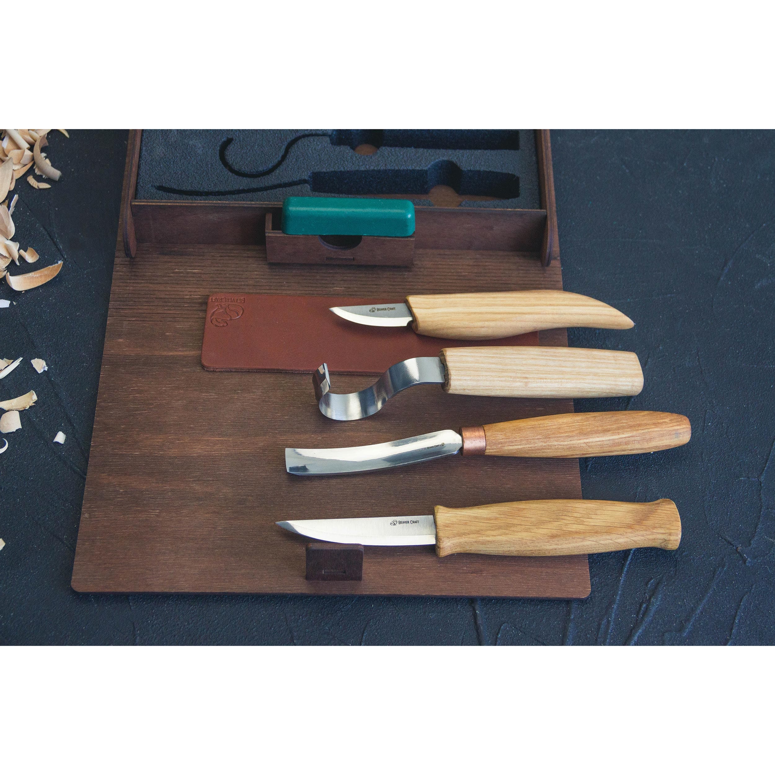 Spoon and Kuksa Carving Professional Set in Gift Book Box - Image 3