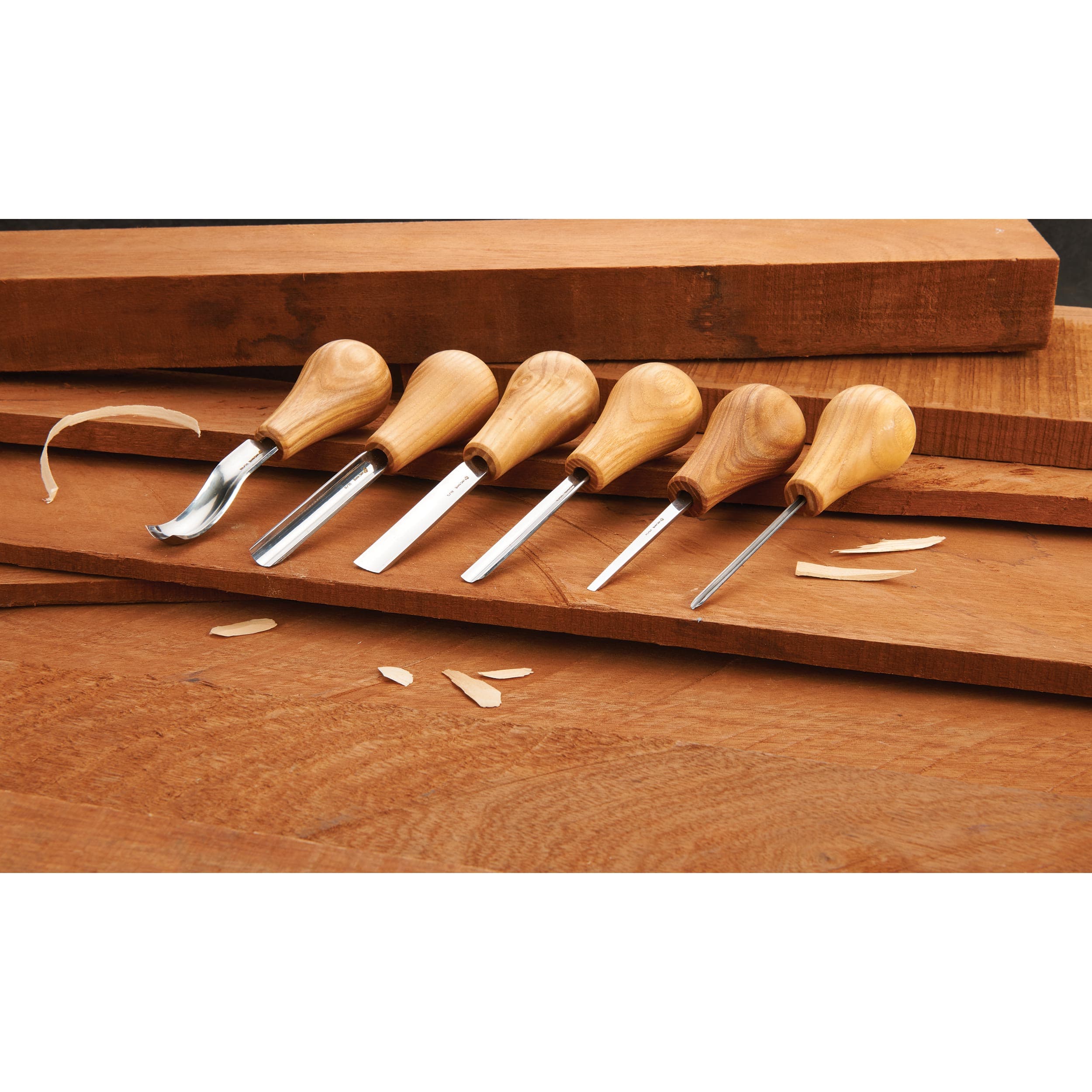 Wood Carving Palm Chisels - 6 Piece - Image 5