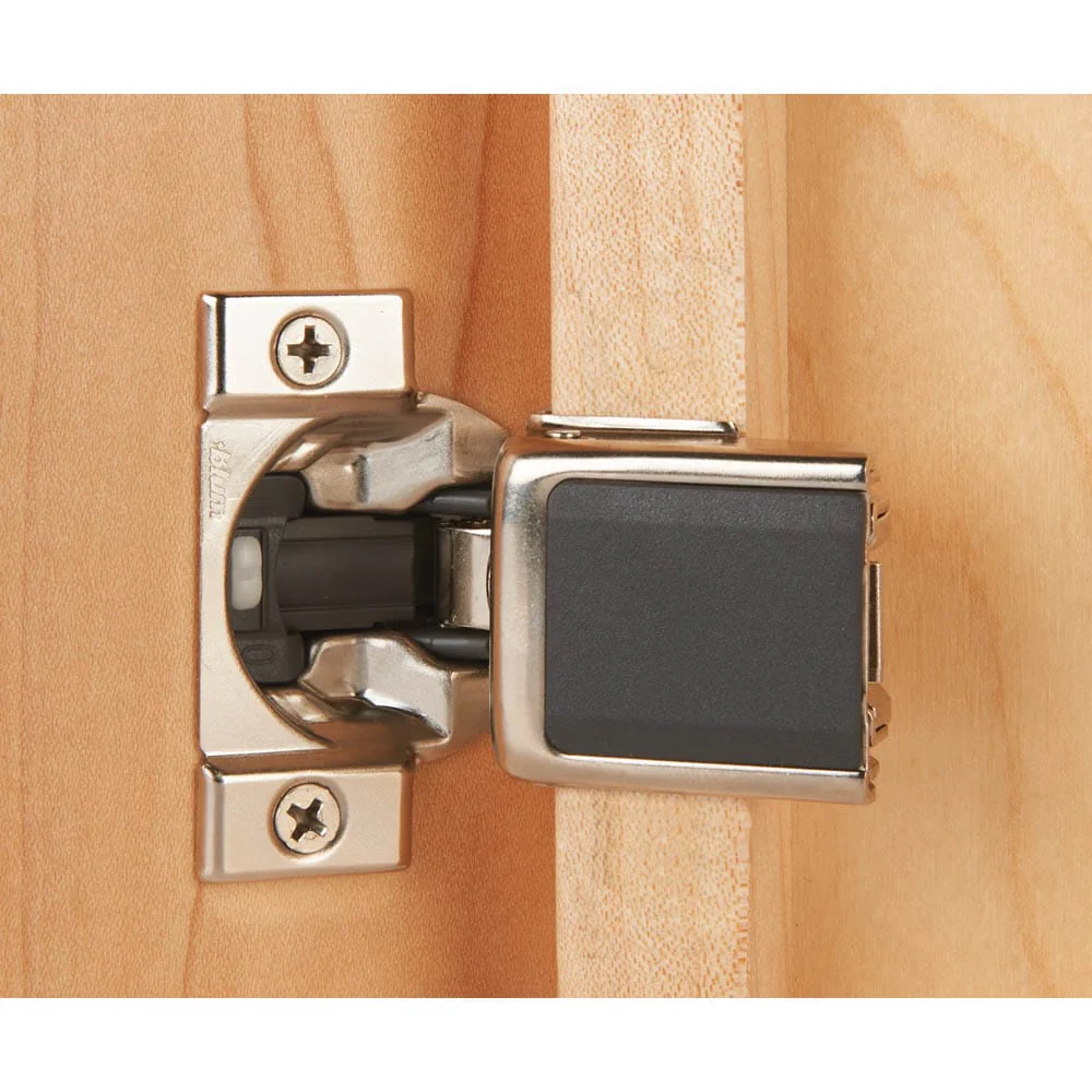 Premium Compact Clip Hinge for Face Frame Cabinets - 1" Overlay - 110 Degree with BLUMOTION - 1 Pair - Image 3