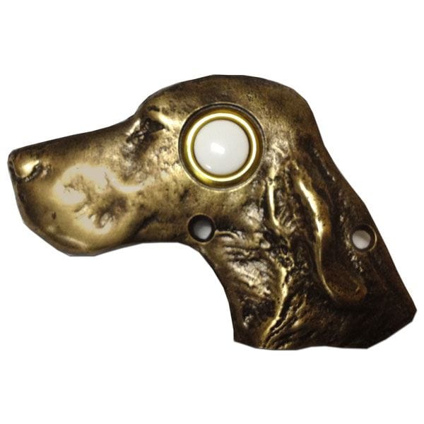 Dog Head Door Bell, Oil Rubbed Bronze, Model 924ORB