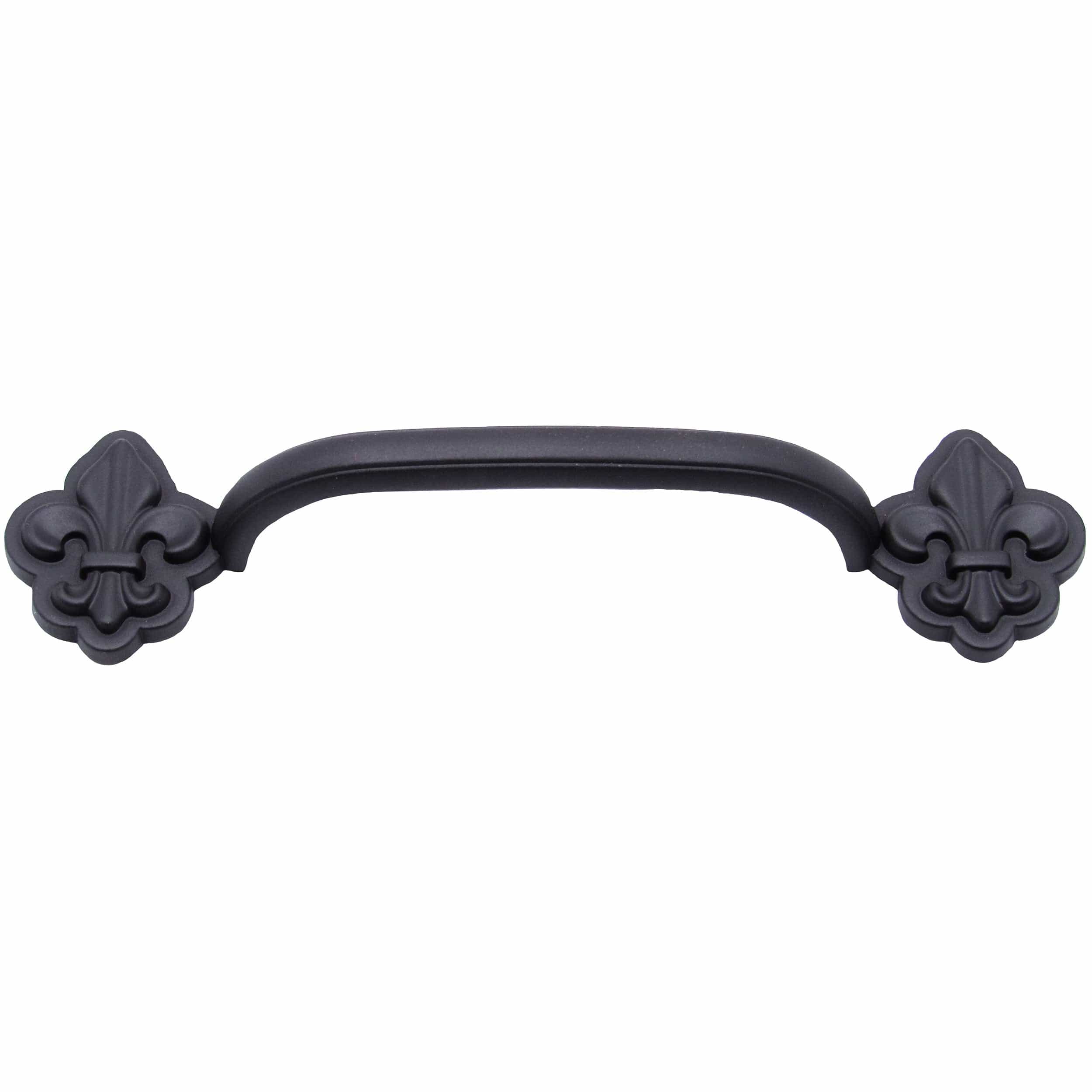 Fleur De Lis Arch Pull 3-3/4" Center Oil Rubbed Bronze