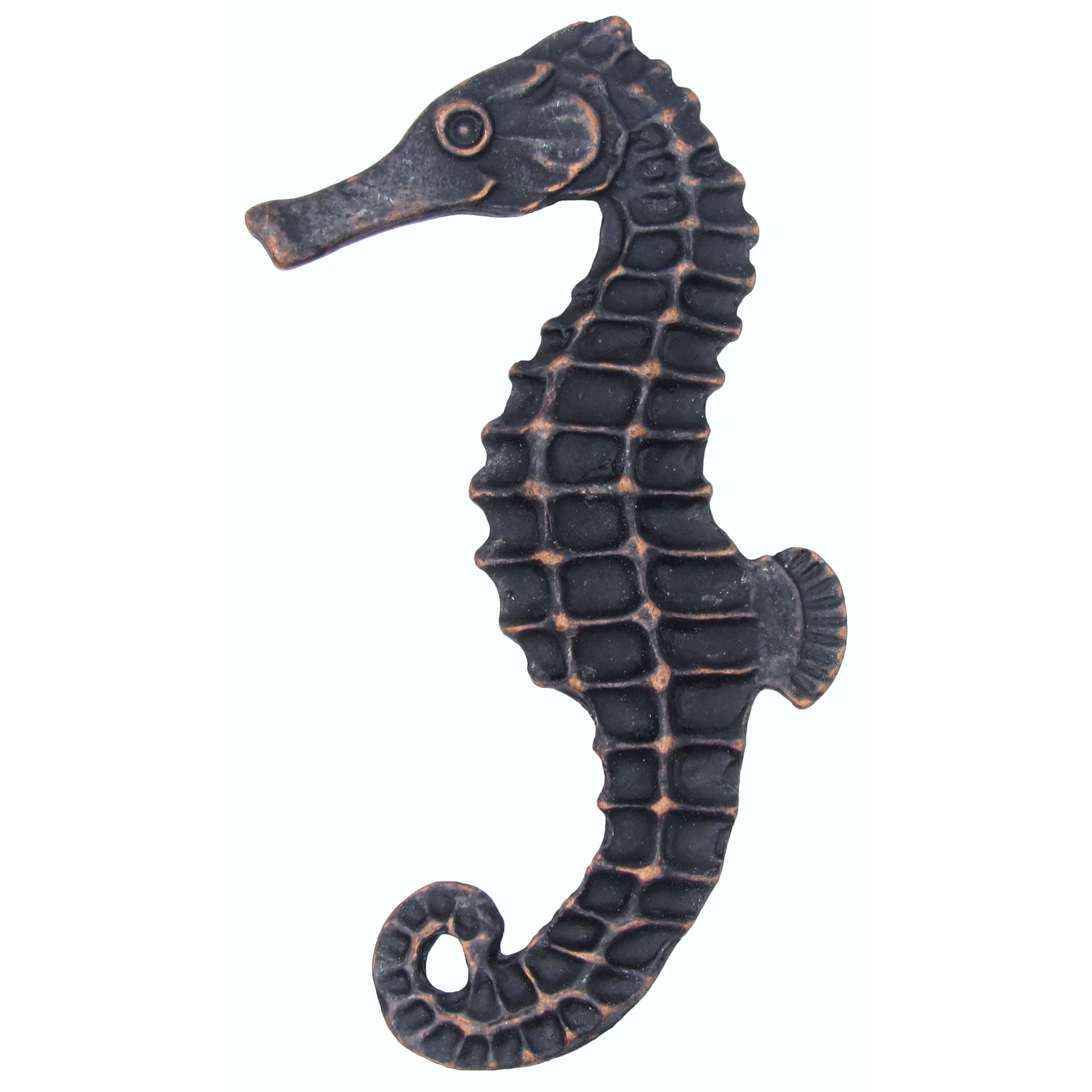 Large Seahorse Knob, Left, Oil Rubbed Bronze, Model 235ORB