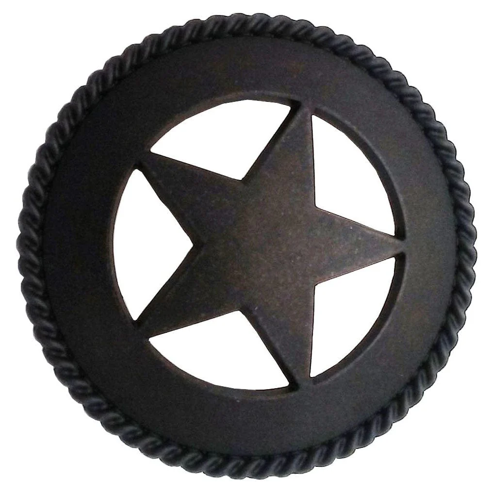 Large Star with Rope Pull, Oil Rubbed Bronze