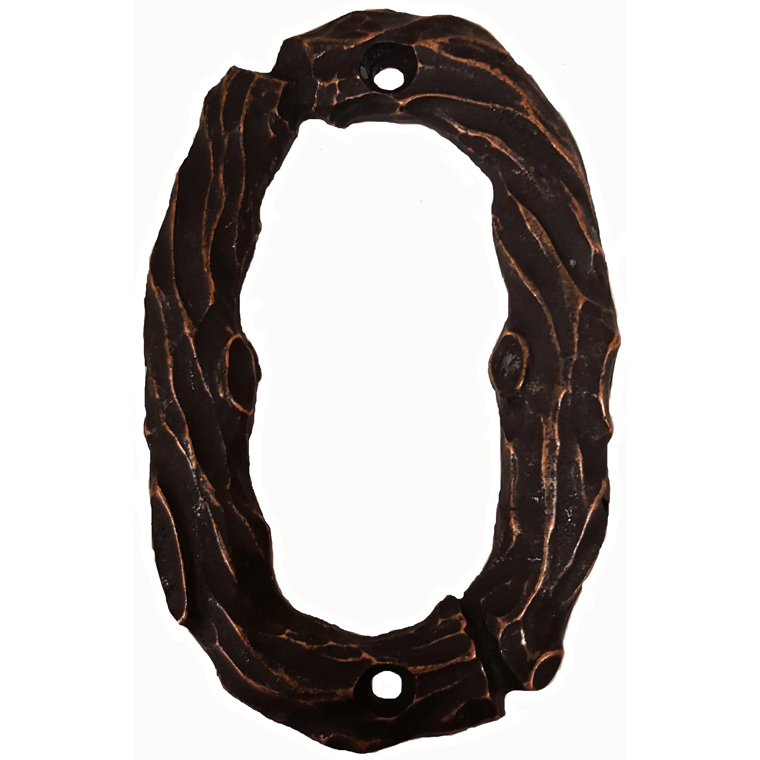 LHN0-ORB Log House Number Zero, Oil Rubbed Bronze, 1 piece