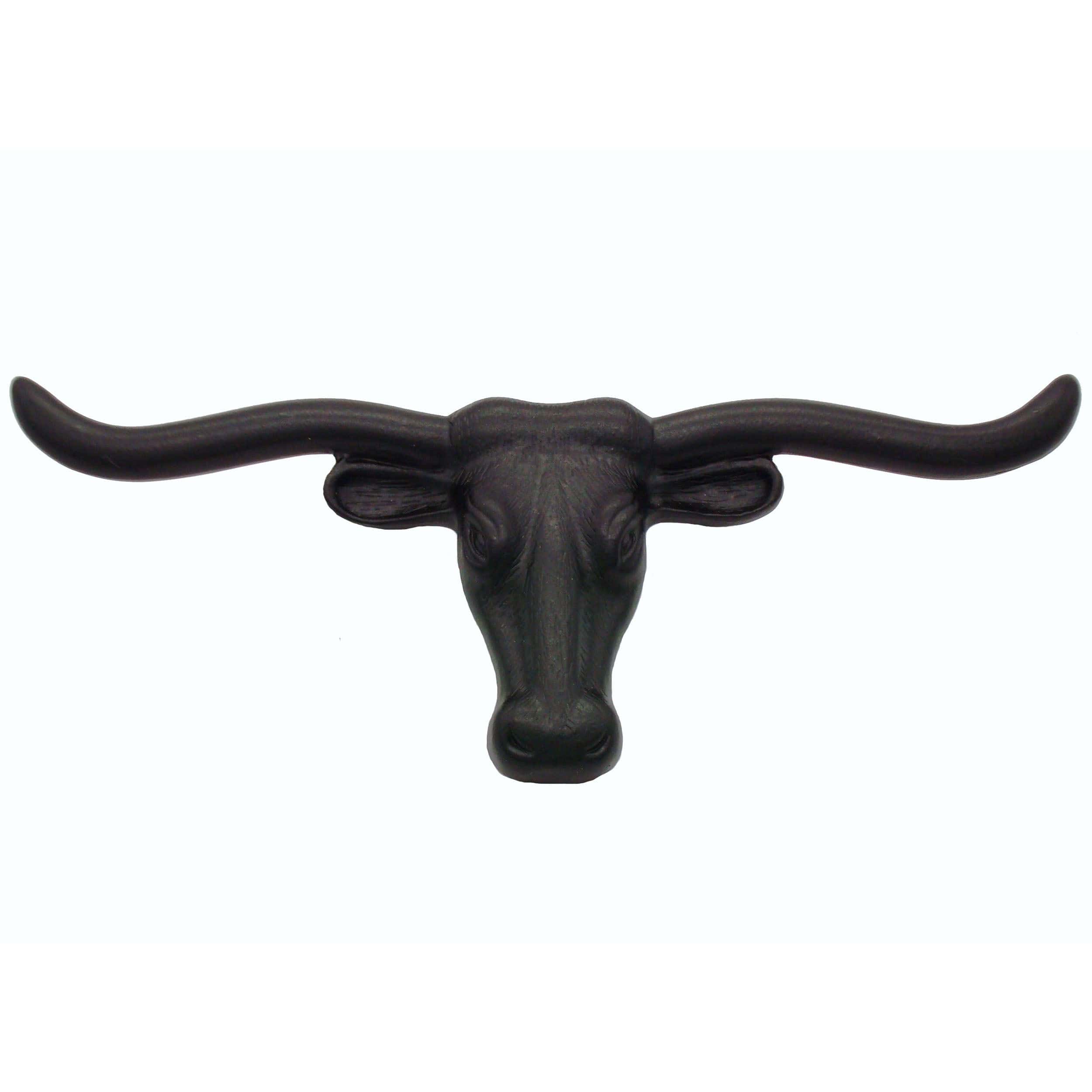 Longhorn Pull, Matte Black