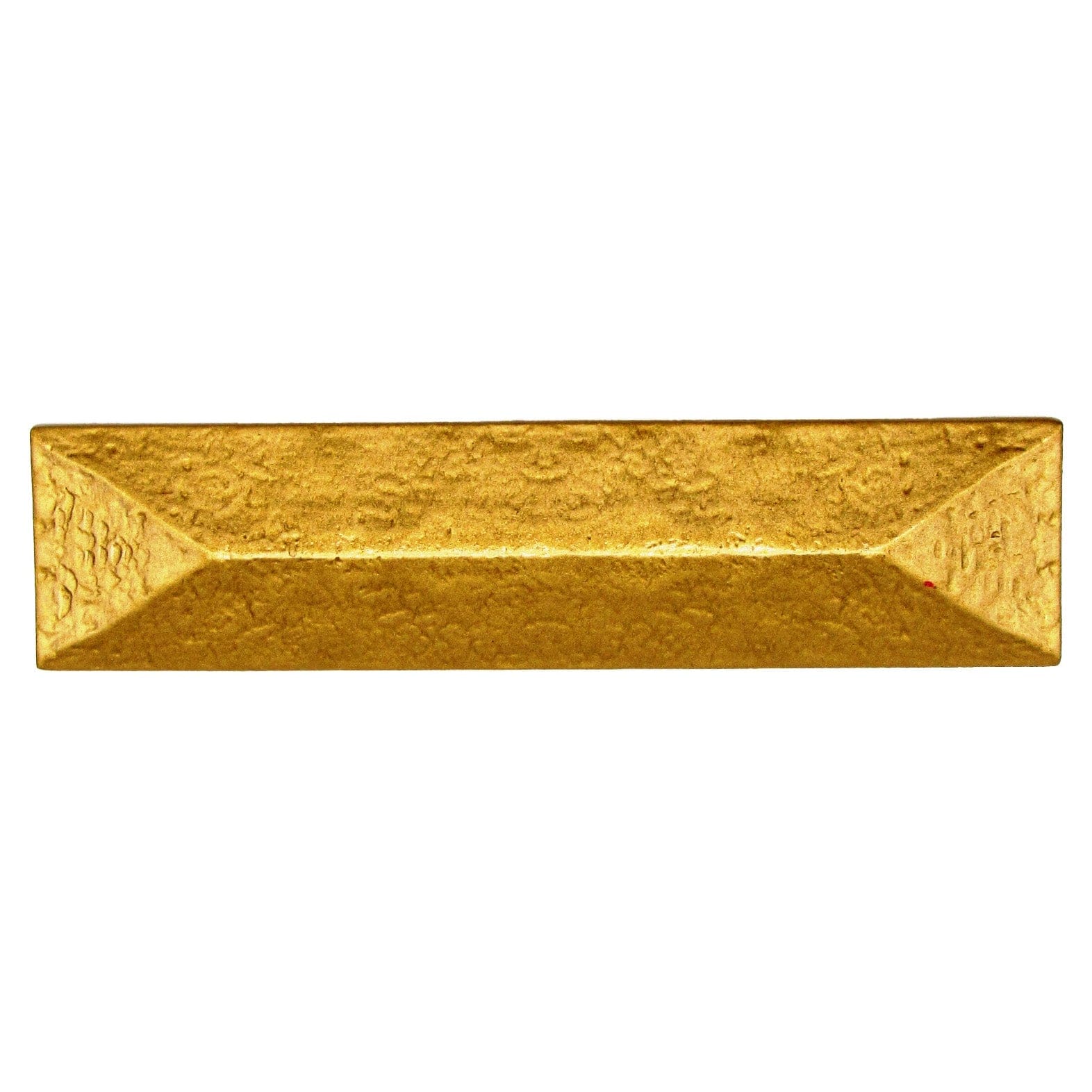 Rustic Pyramid Pull 3" Center Lux Gold