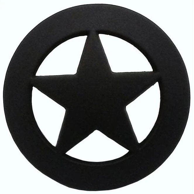 Sheriff Star Knob, Oil Rubbed Bronze