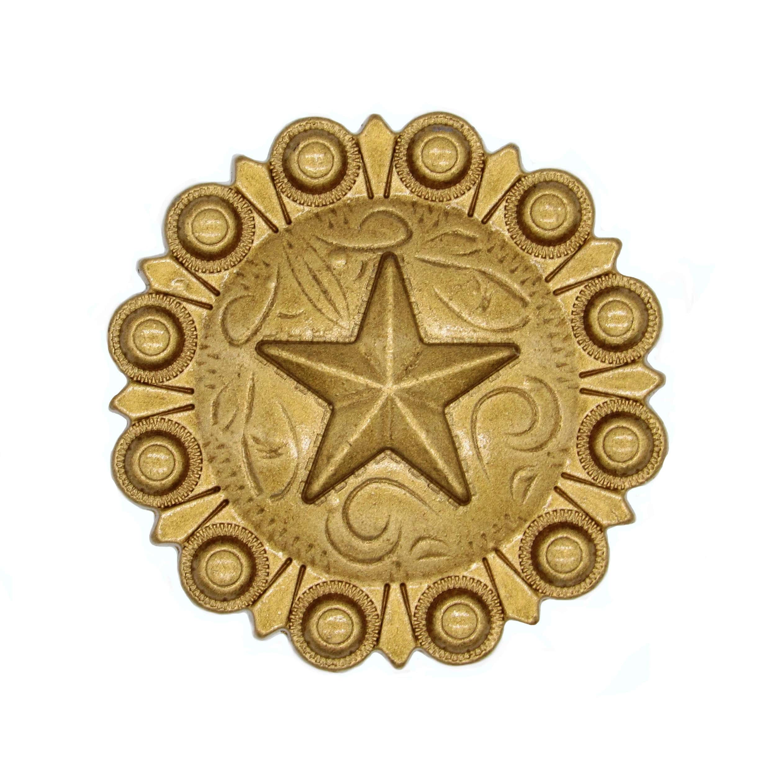 Star Conch Knob, Lux Gold