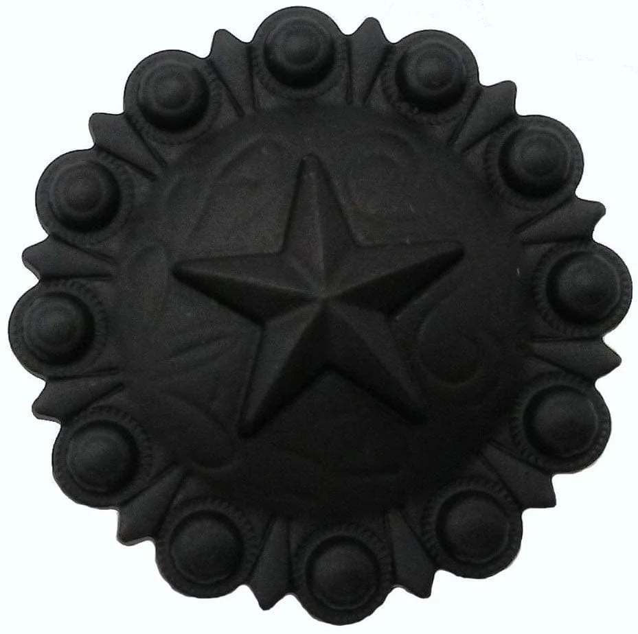 Star Conch Knob, Matte Black