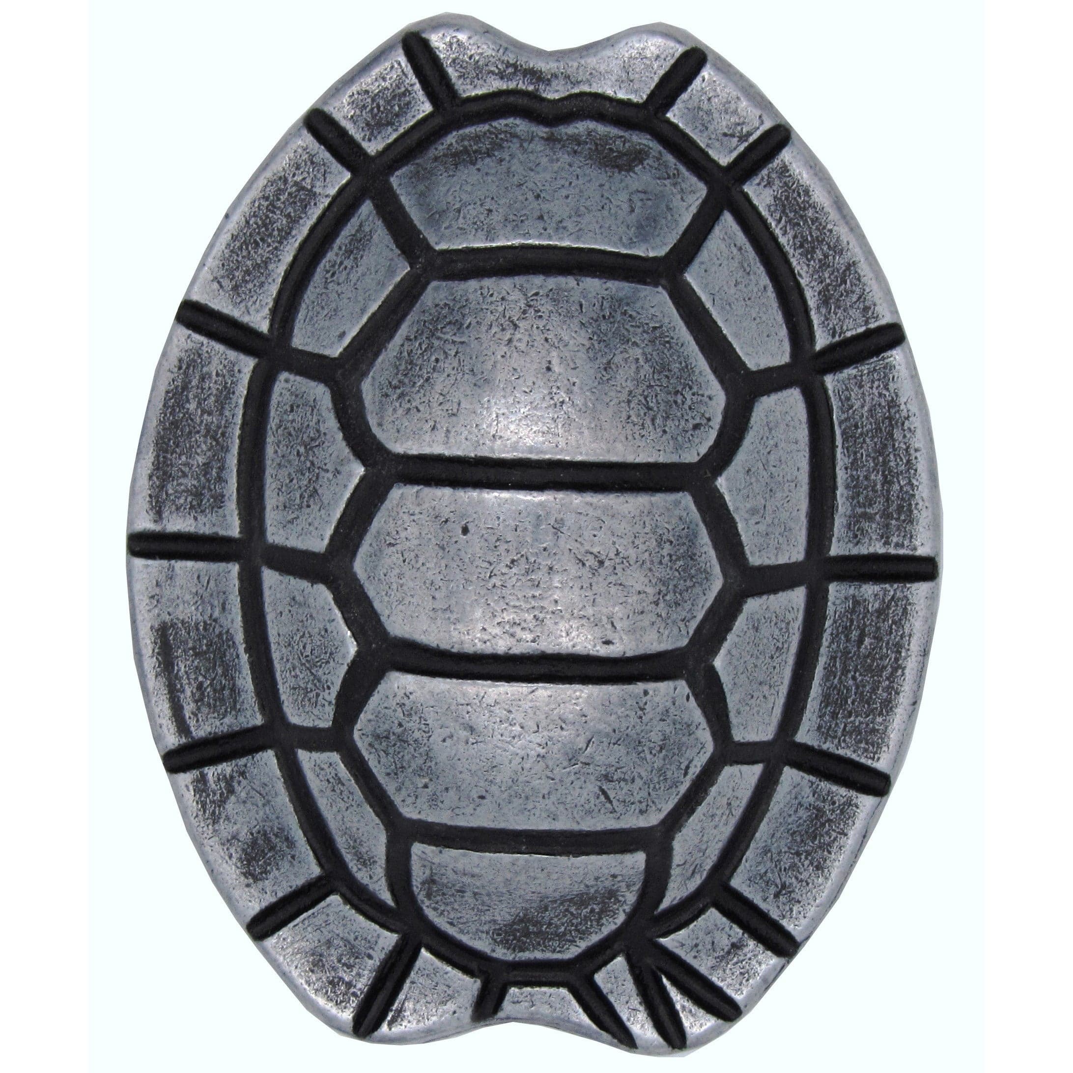 Turtle Shell Knob, Pewter Oxide