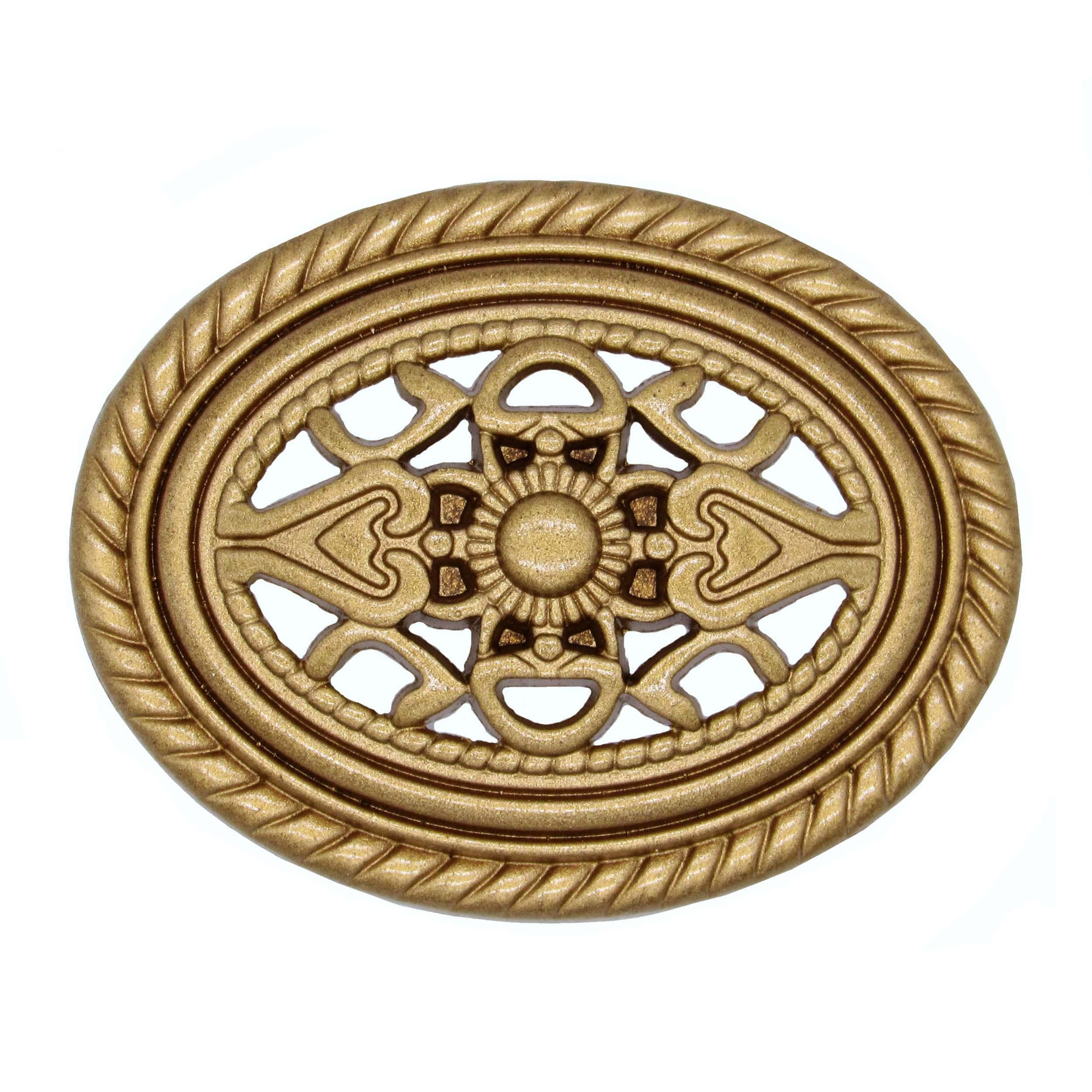 Tuscany Oval Knob, Lux Gold