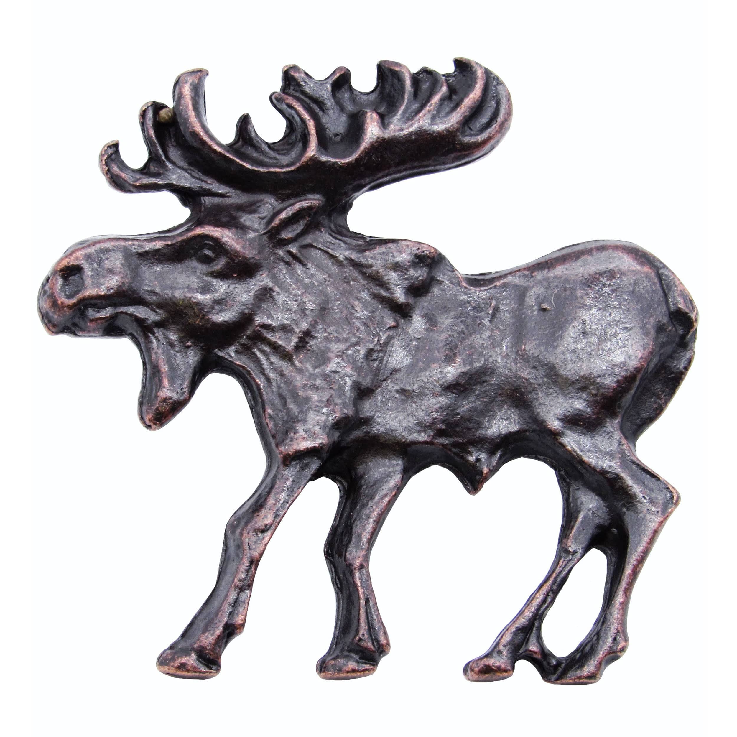 Walking Moose Pull, Left, Oil Rubbed Bronze, Model 002ORB