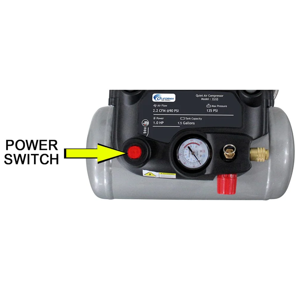 1.5 Gallon 1 HP Quiet Air Compressor - Image 5
