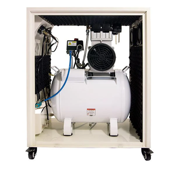 2HP 10 Gallon Oil-Free Steel Tank Air Compressor in Soundproof Cabinet - Image 4