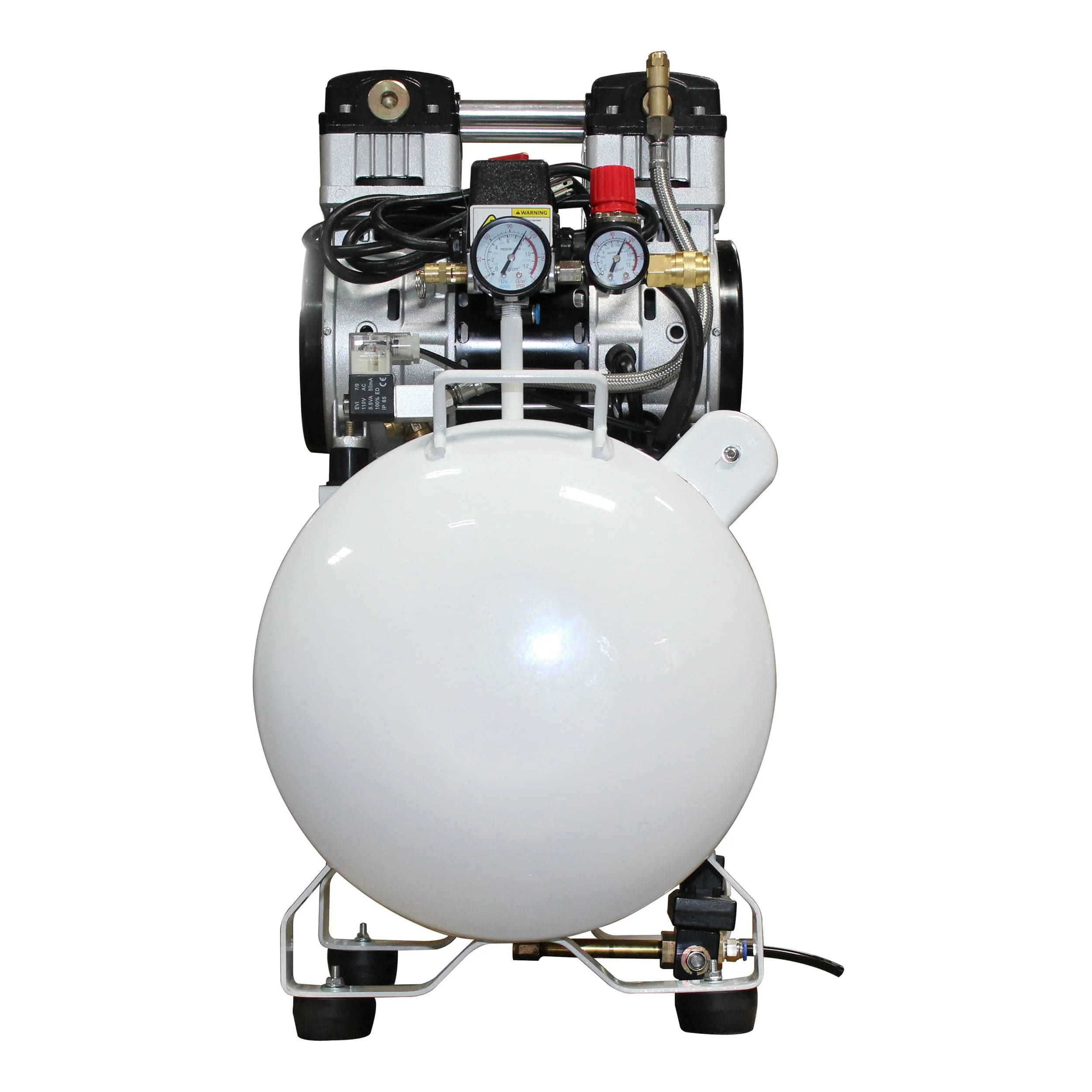 2HP 220V 10 Gallon Oil-Free Steel Tank Air Compressor with Auto Drain Valve - Image 5