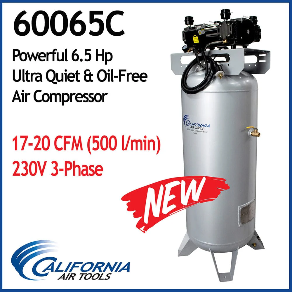 60065C 60 Gallon Air Compressor- 6.5 HP - 3 PH - Image 6