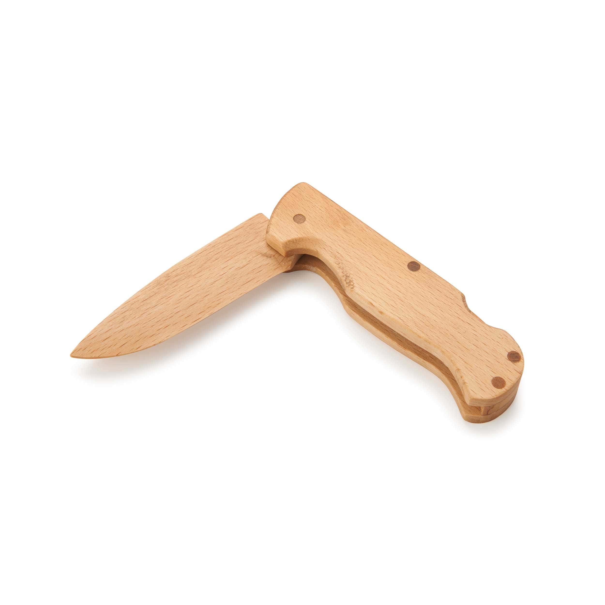 Arlo Wooden Lock Back Folding Pocket Knife - 6-7/8" - Unfinished Kit - Image 2