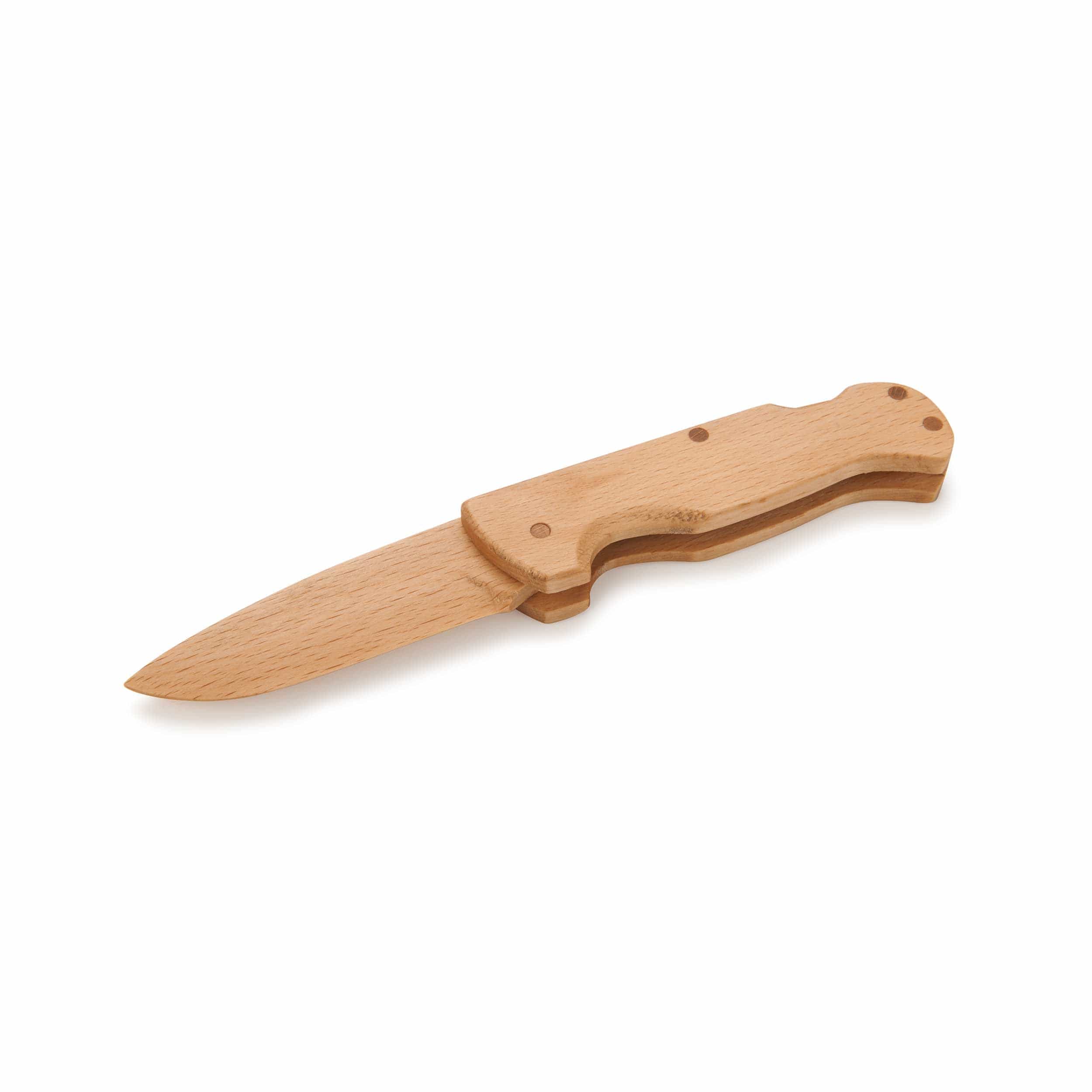 Arlo Wooden Lock Back Folding Pocket Knife - 6-7/8" - Unfinished Kit - Image 3