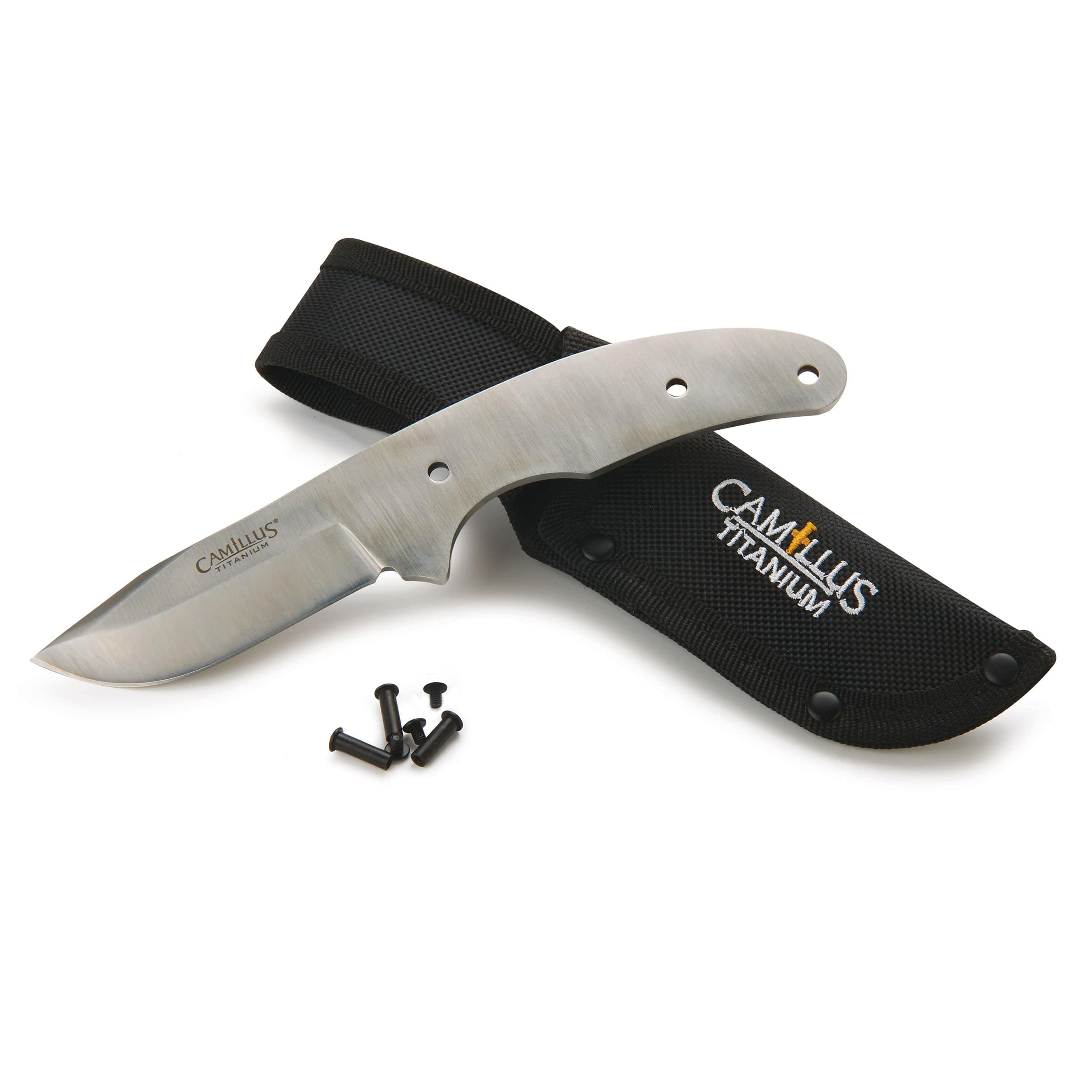 Balkus Fixed Blade Knife for Hunting and Fishing - 8" - Unfinished Kit - Image 2