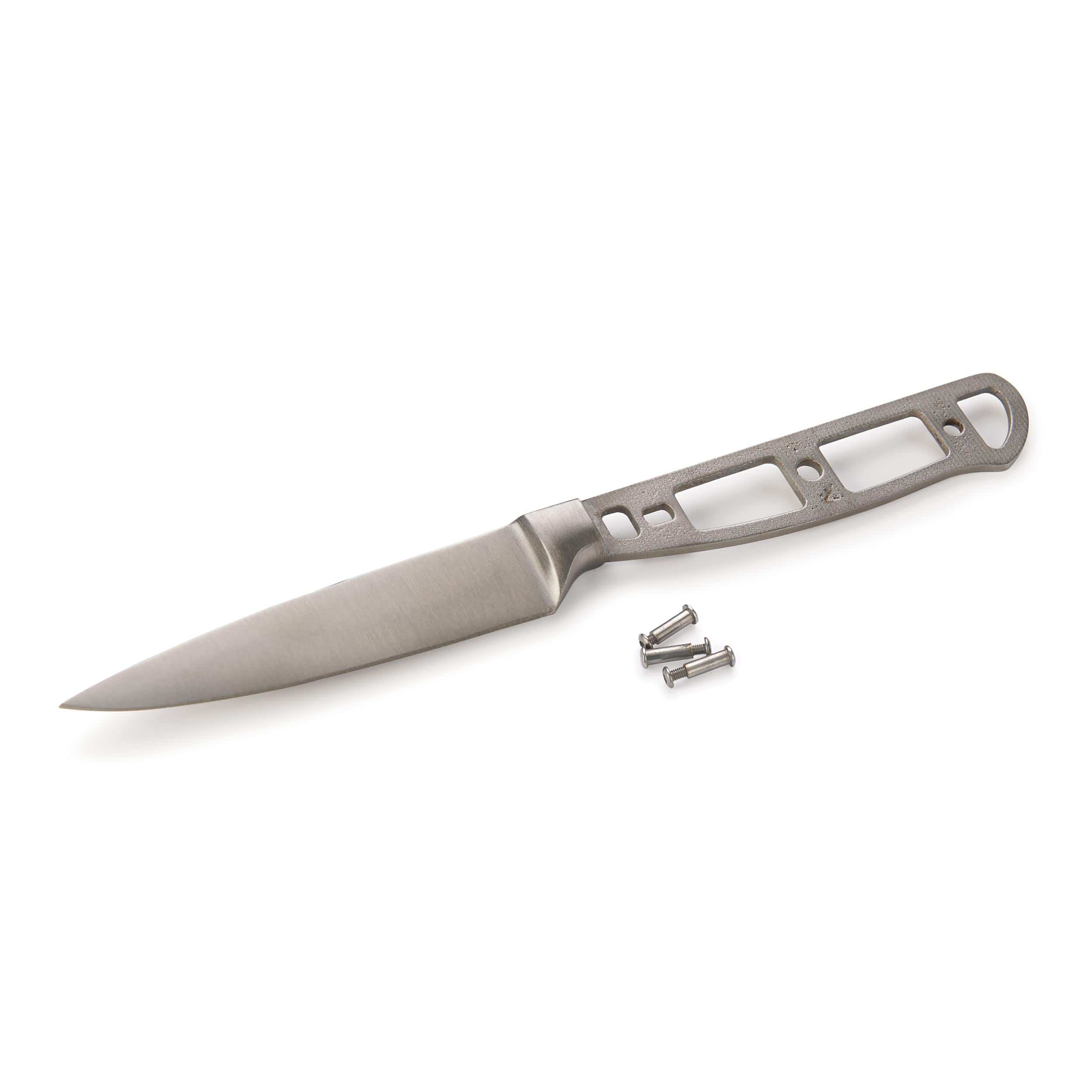 Paring Knife for Peeling Slicing Coring Fruits and Vegetables - 7-3/4" - 4116 Stainless - Unfinished Kit