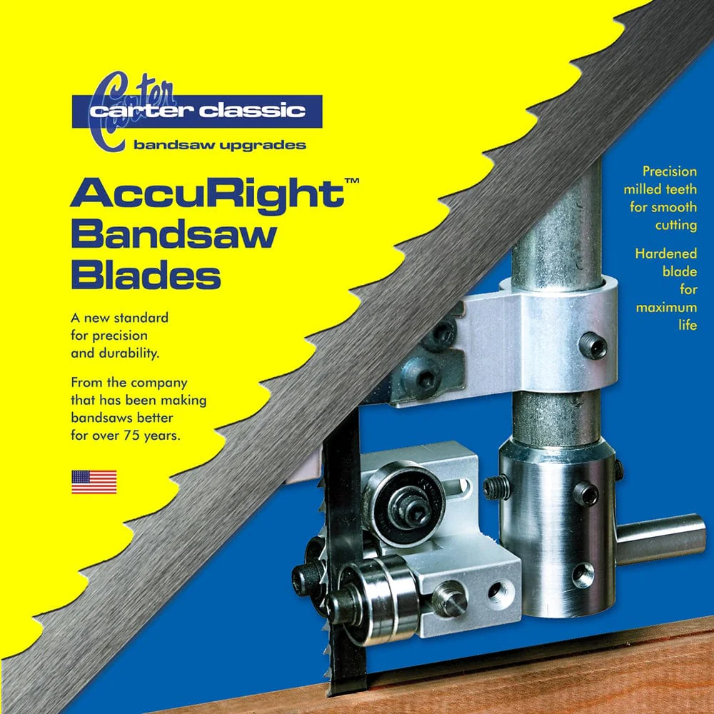 AccuRight Bandsaw Blade 3/8" x 116" 4 TPI - Image 2