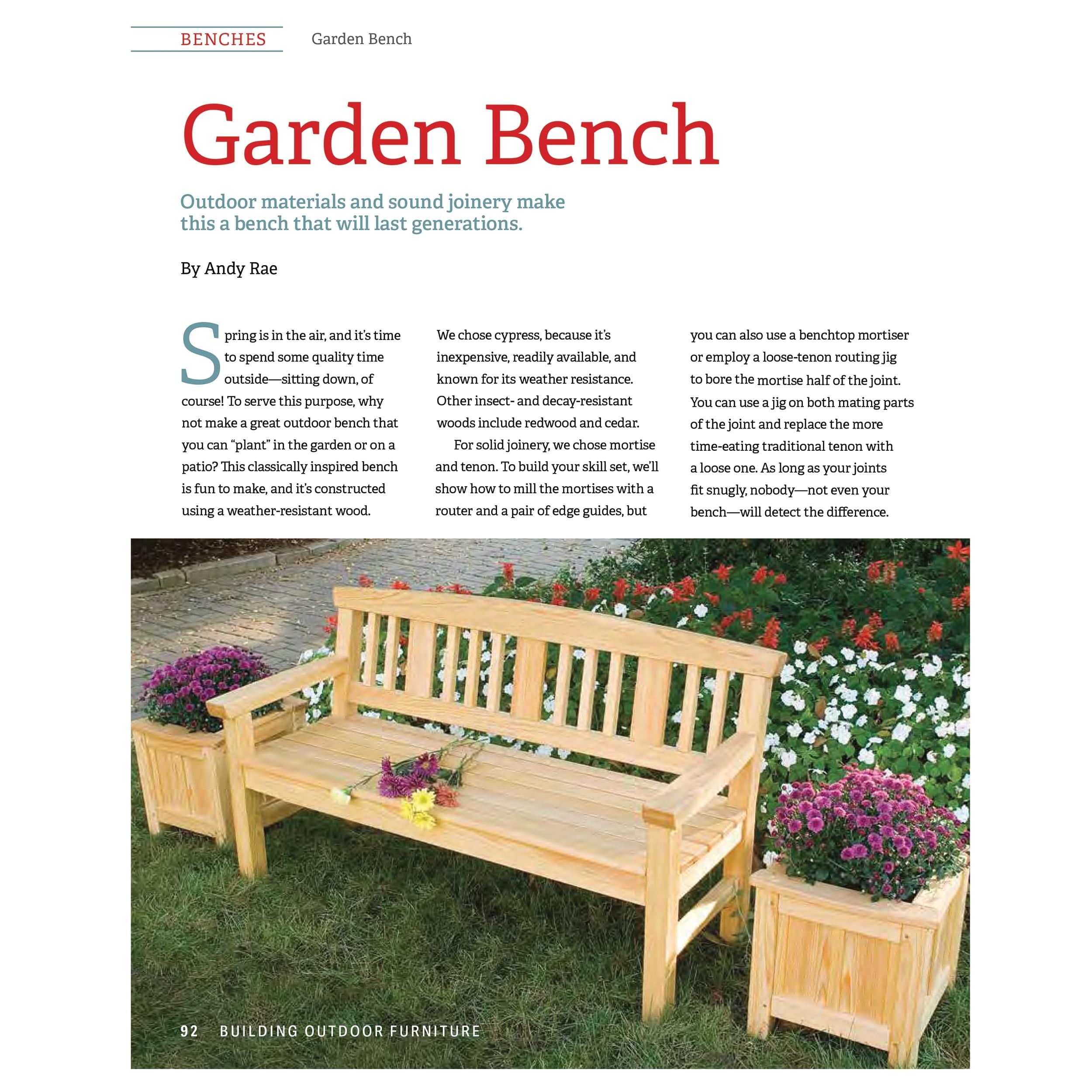 Building Outdoor Furniture - Image 5