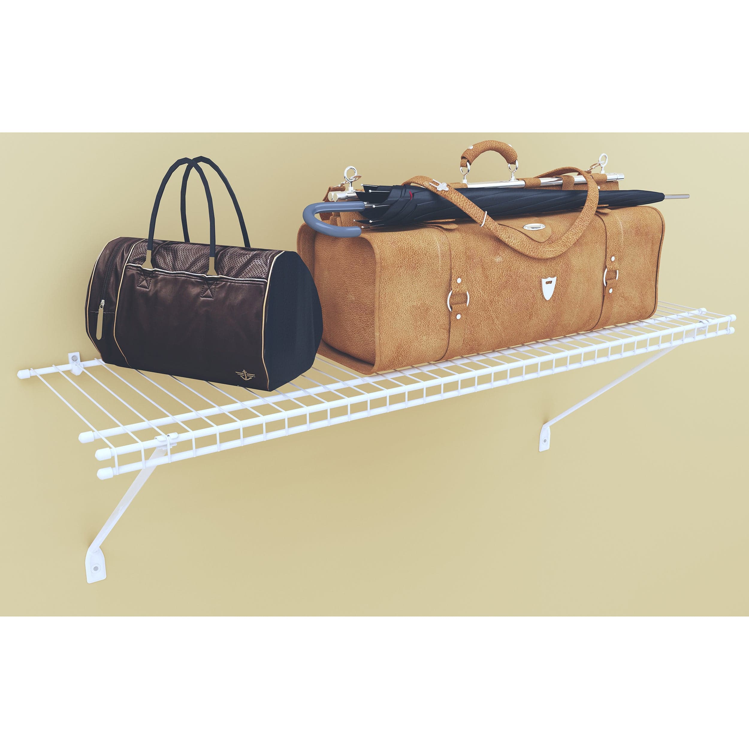 Wire Shelf Kit 36" W x 12" D, White - Image 3